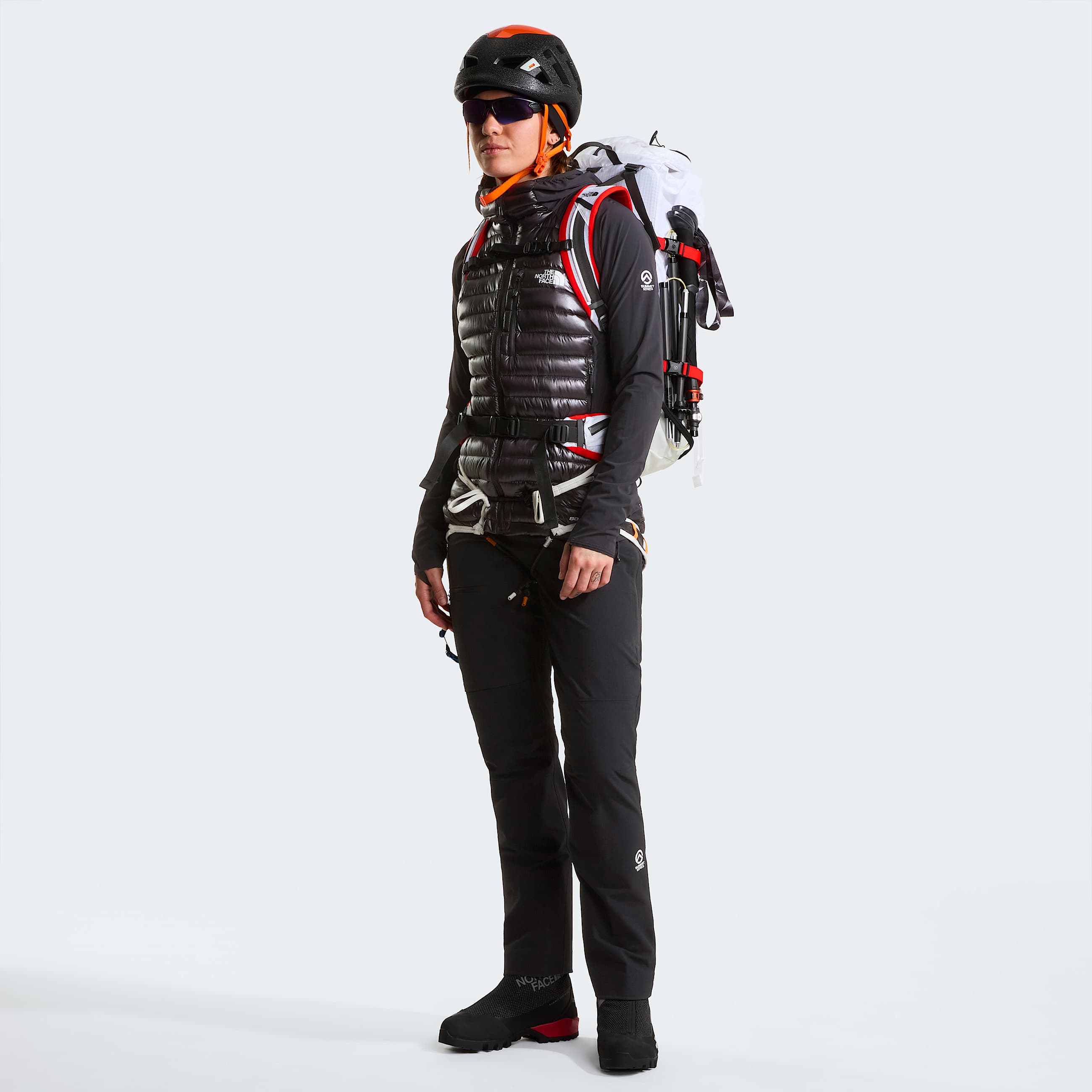 Pantaloni Summit Chamlang Softshell da donna TNF ALT4