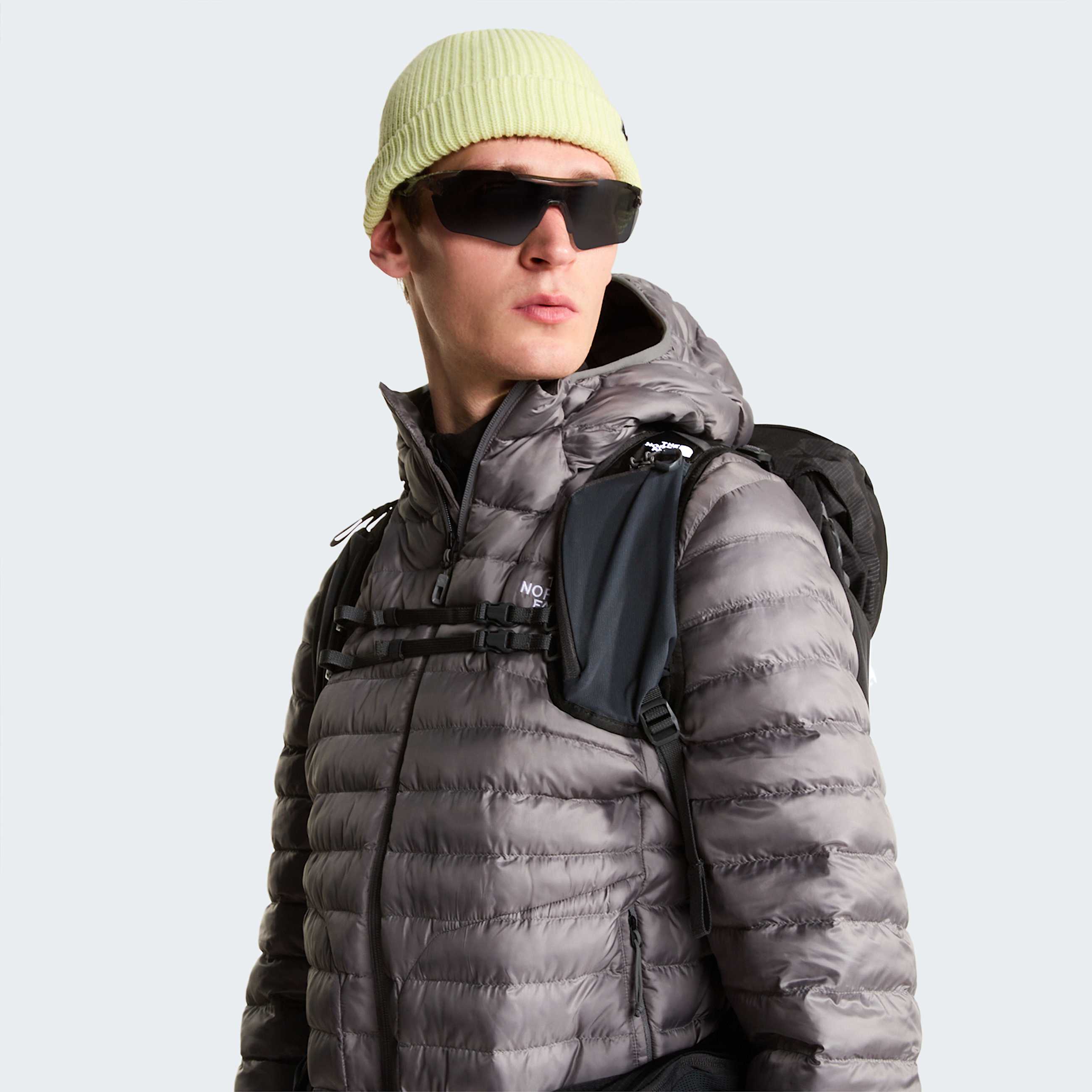 Huilajas met capuchon met synthetische isolatie voor heren TNF Smoked Pearl ALT10