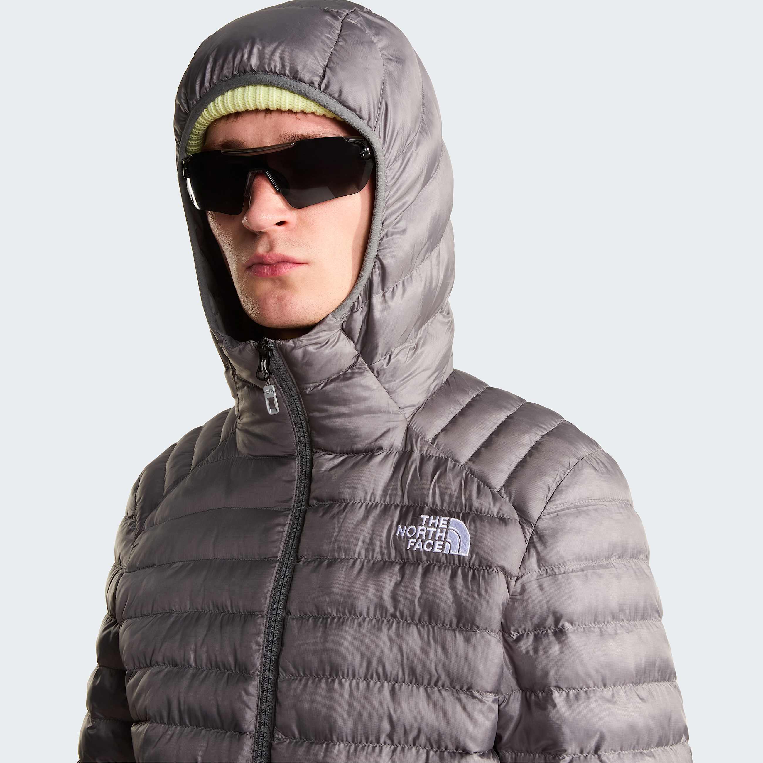 Huilajas met capuchon met synthetische isolatie voor heren TNF Smoked Pearl ALT5