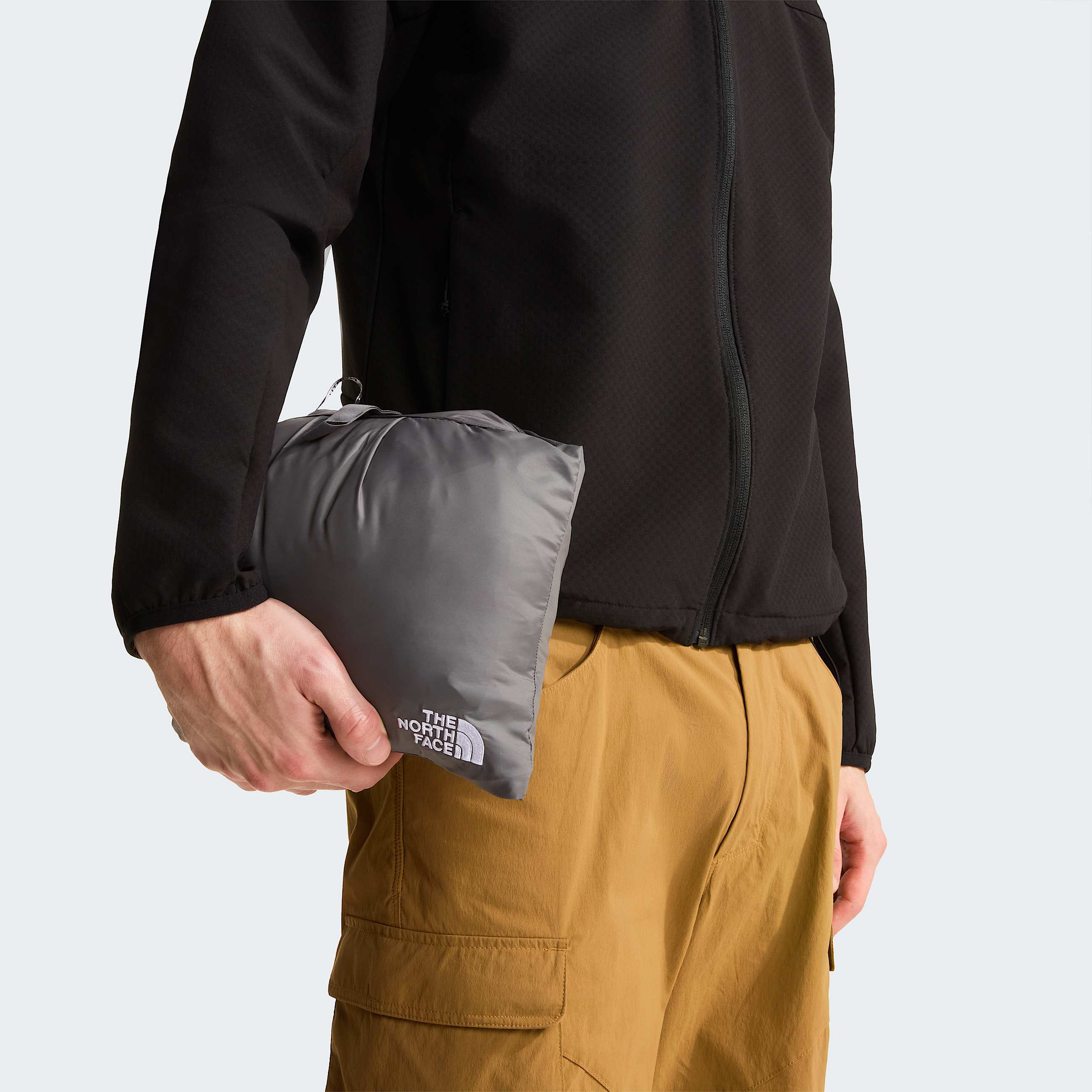 Huilajas met capuchon met synthetische isolatie voor heren TNF Smoked Pearl ALT9