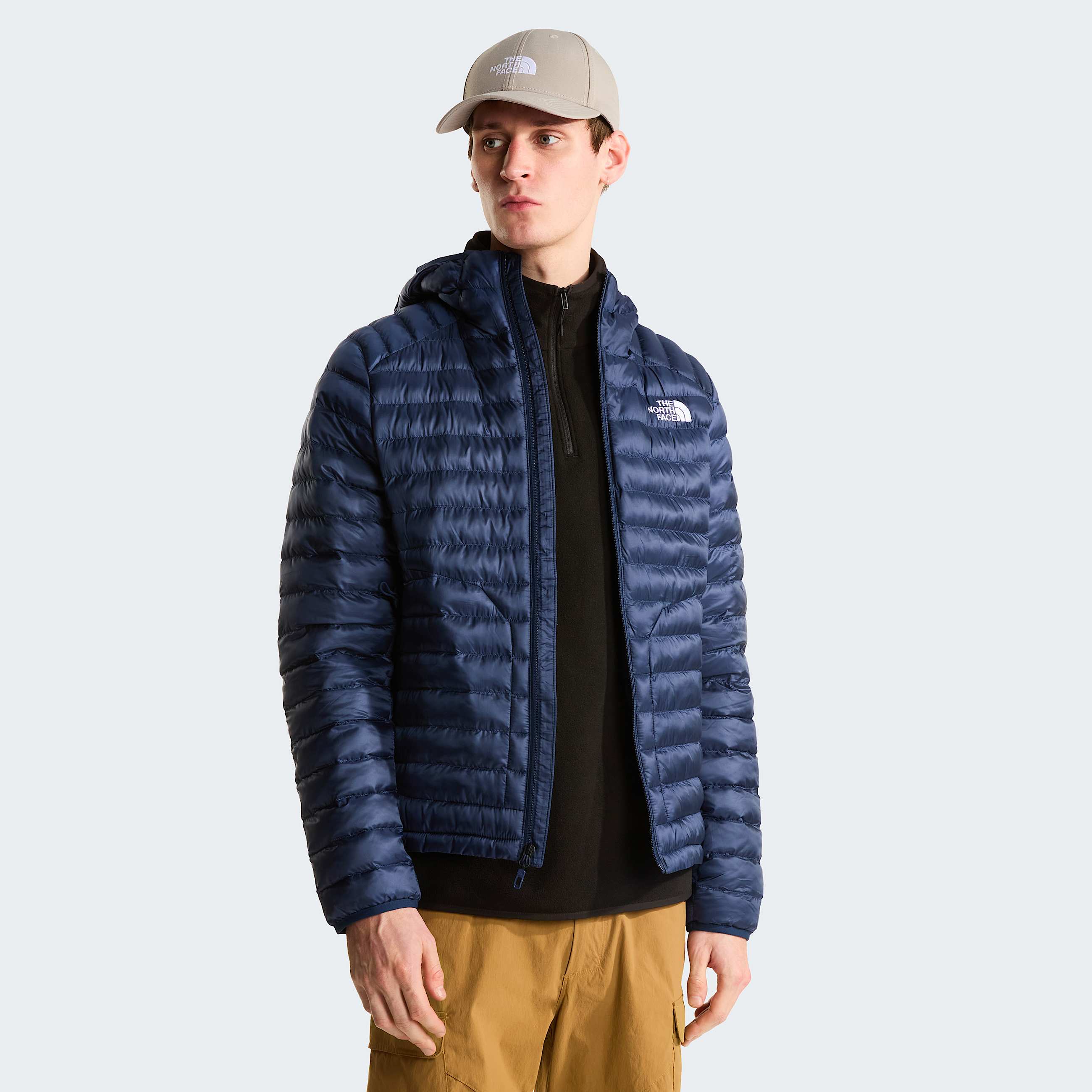 Mens Huila Synthetic Insulation Hooded Jacket TNF Summit Navy ALT4