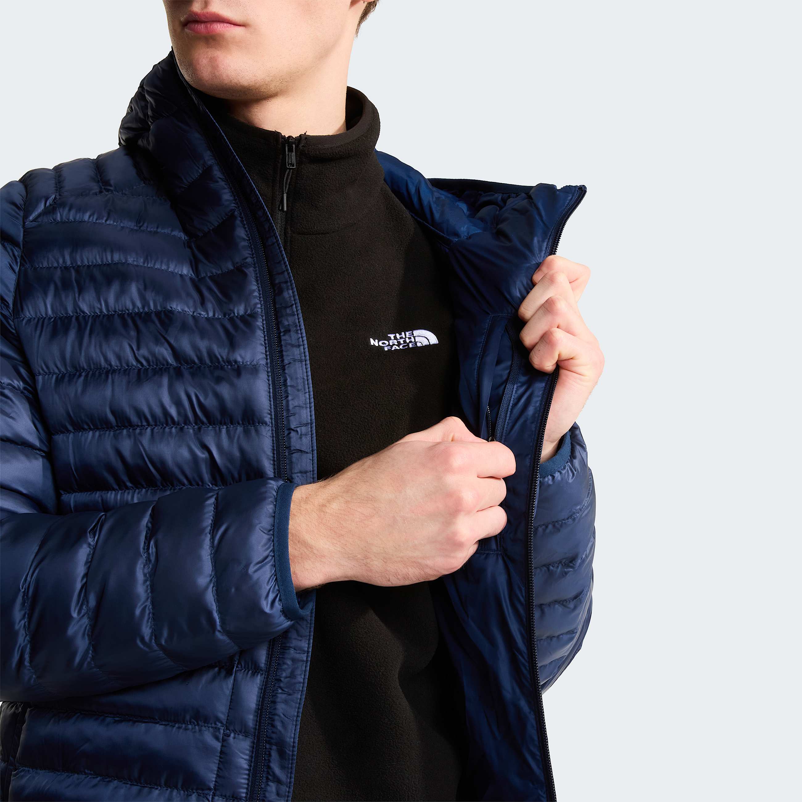 Mens Huila Synthetic Insulation Hooded Jacket TNF Summit Navy ALT8