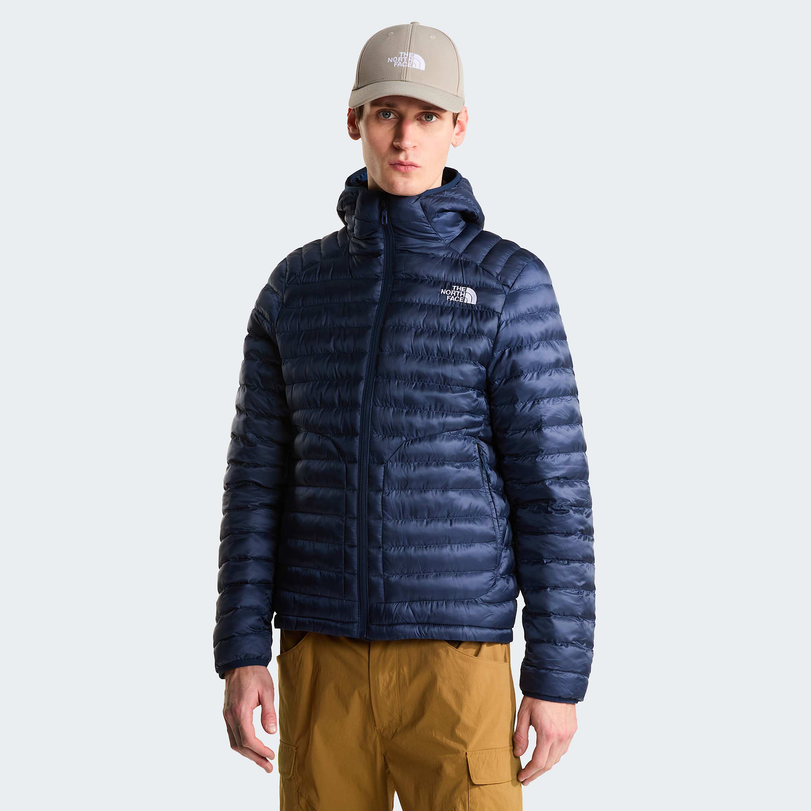 Mens Huila Synthetic Insulation Hooded Jacket TNF Summit Navy HERO