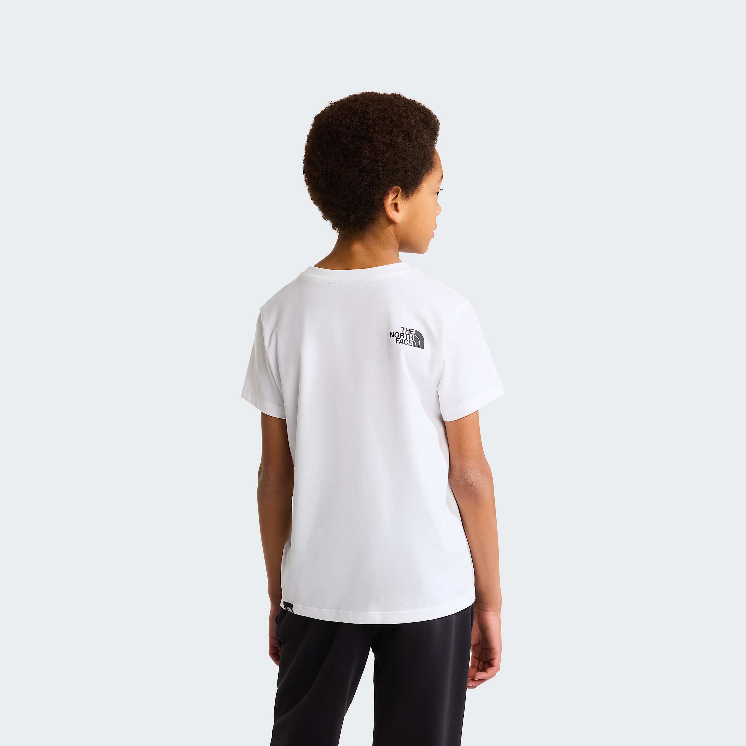 Teens Simple Dome TShirt TNF TNF White ALT3