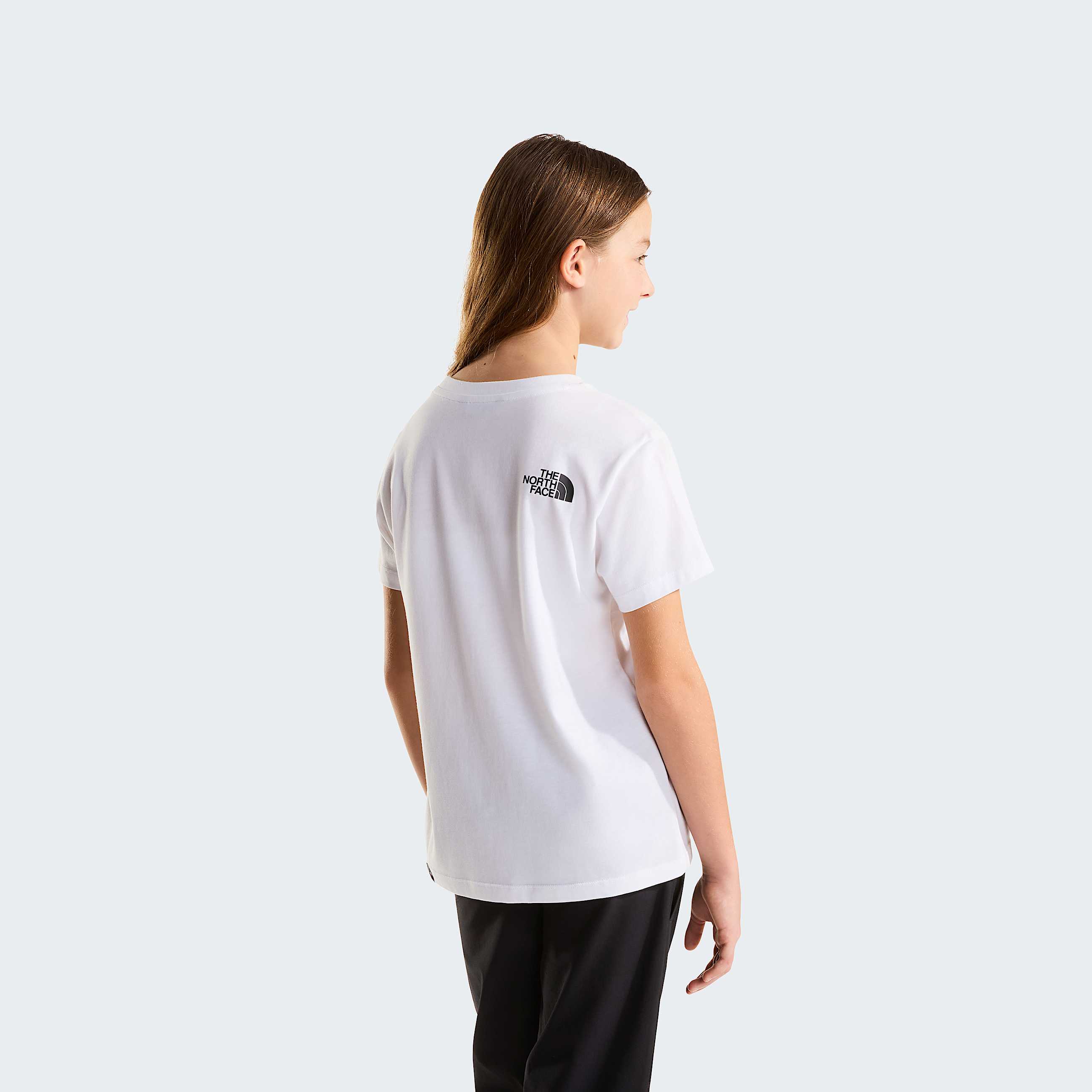 Teens Simple Dome TShirt TNF TNF White ALT8