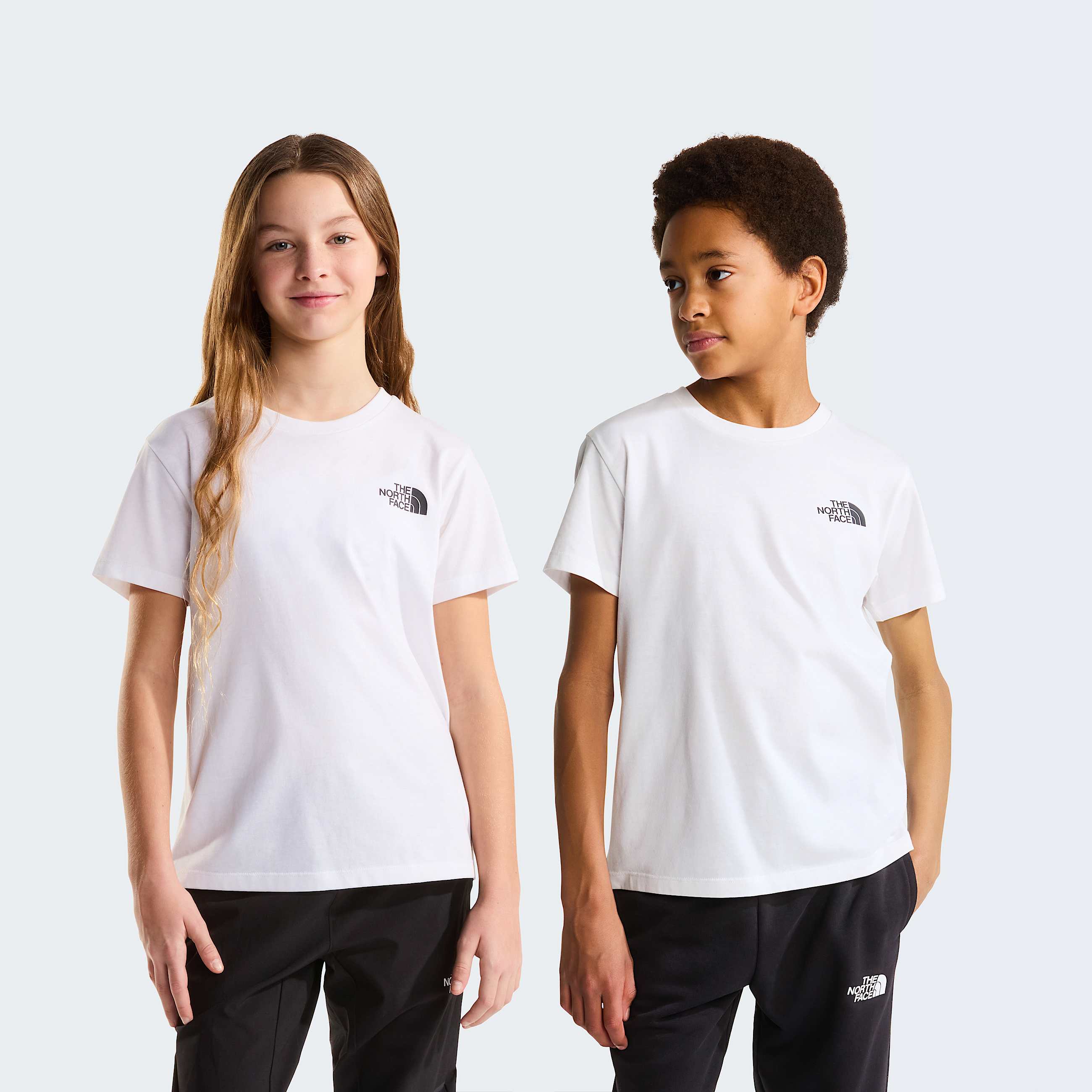 Teens Simple Dome TShirt TNF TNF White HERO