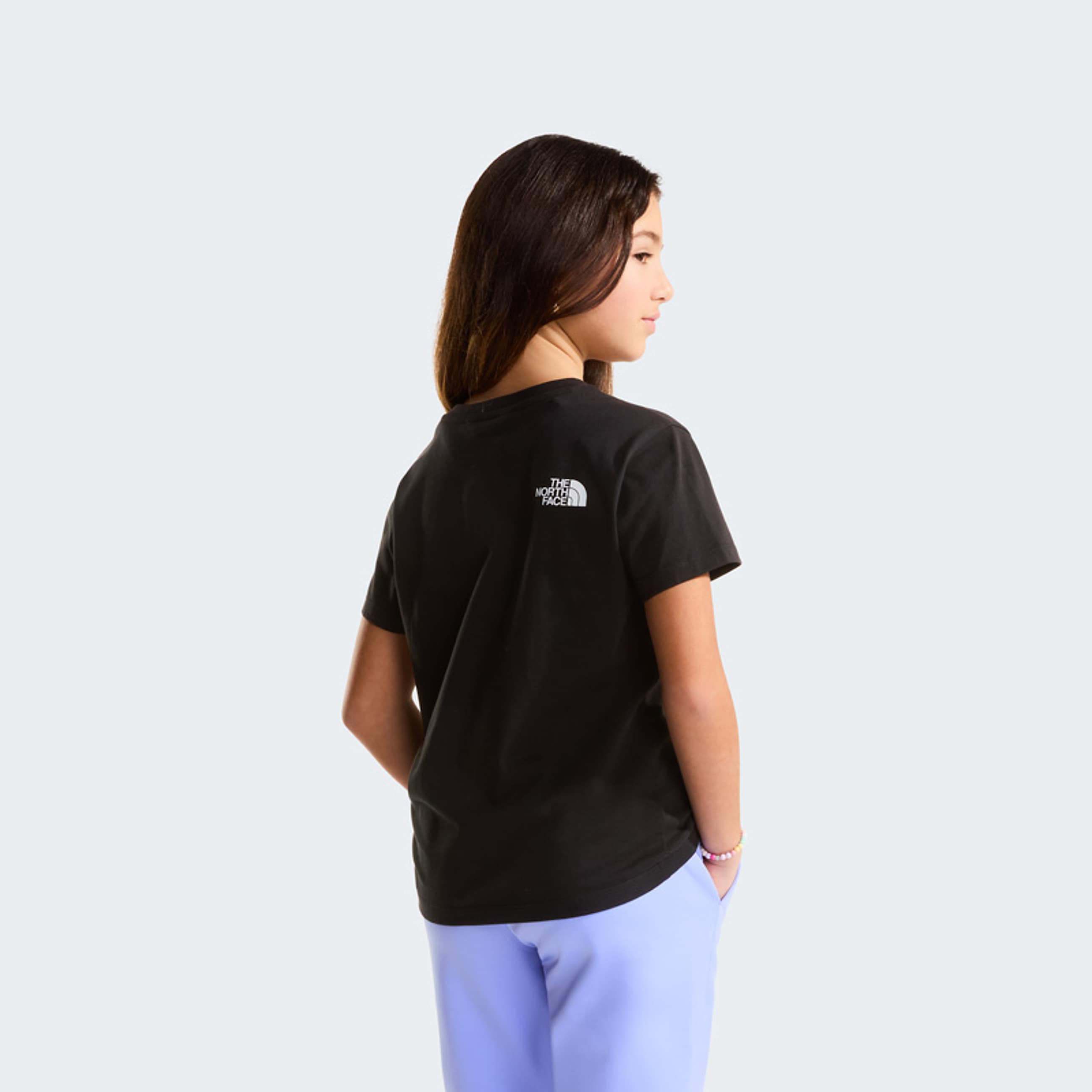Teens Simple Dome TShirt TNF TNF Black ALT8