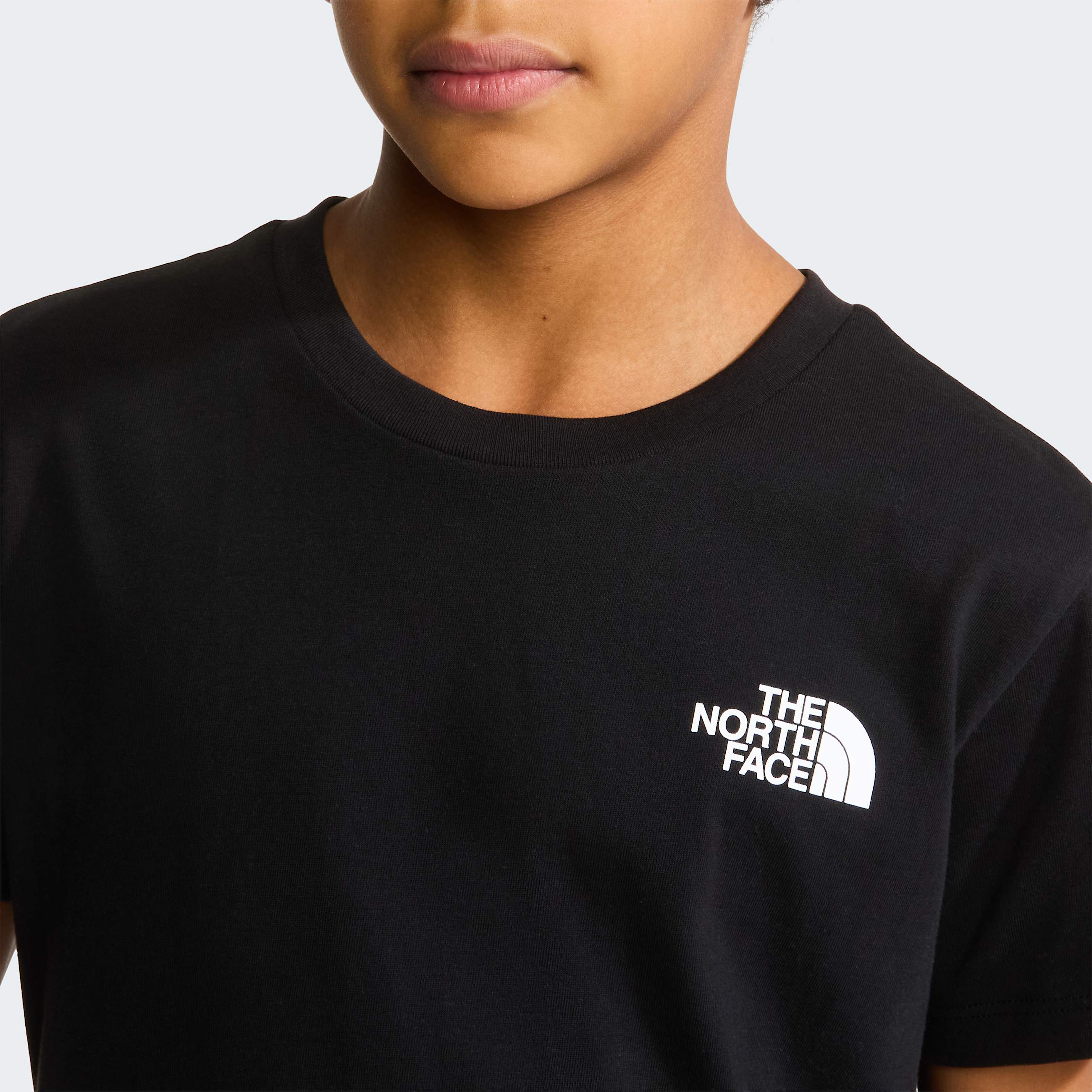 Teens Simple Dome TShirt TNF TNF Black ALT4