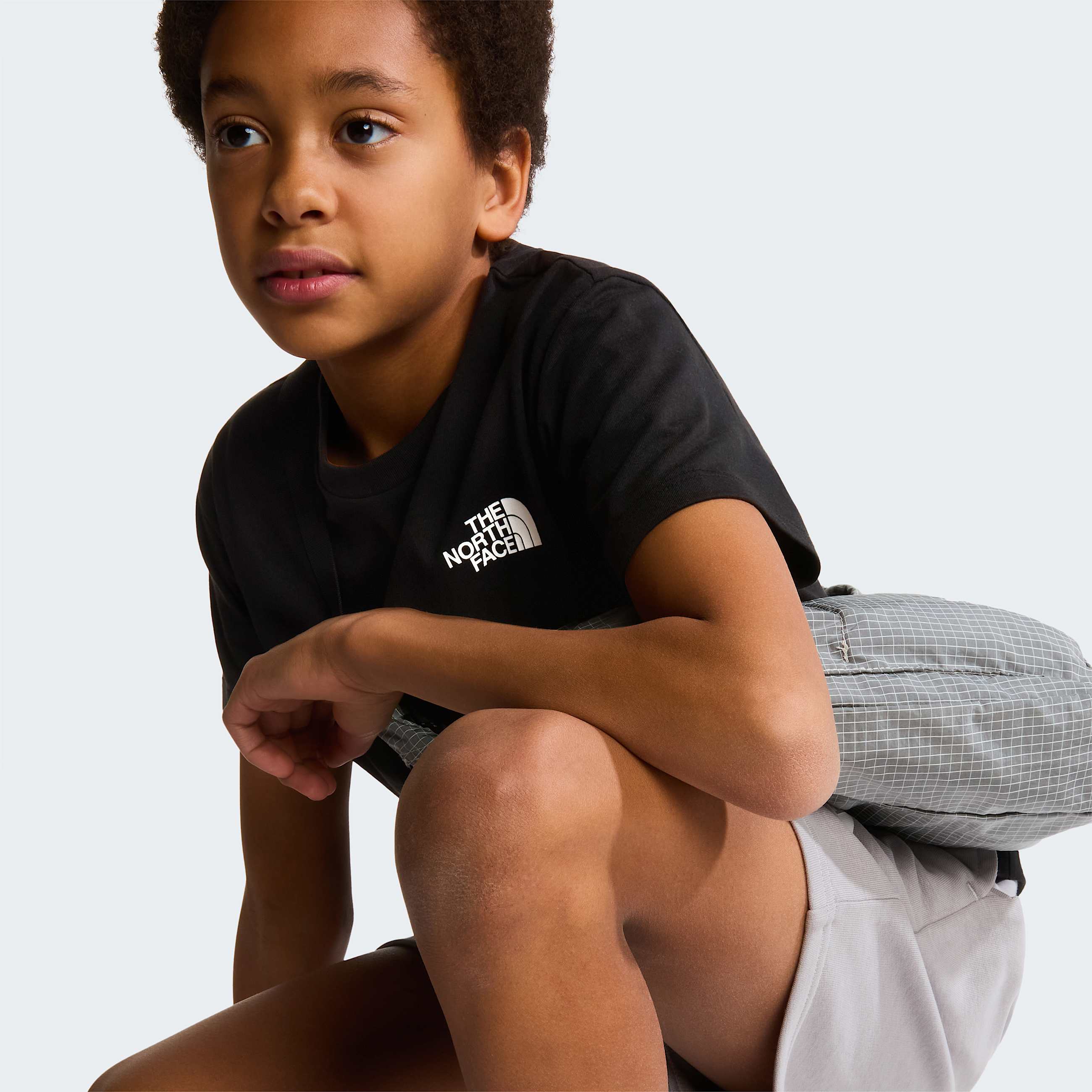 Teens Simple Dome TShirt TNF TNF Black ALT5