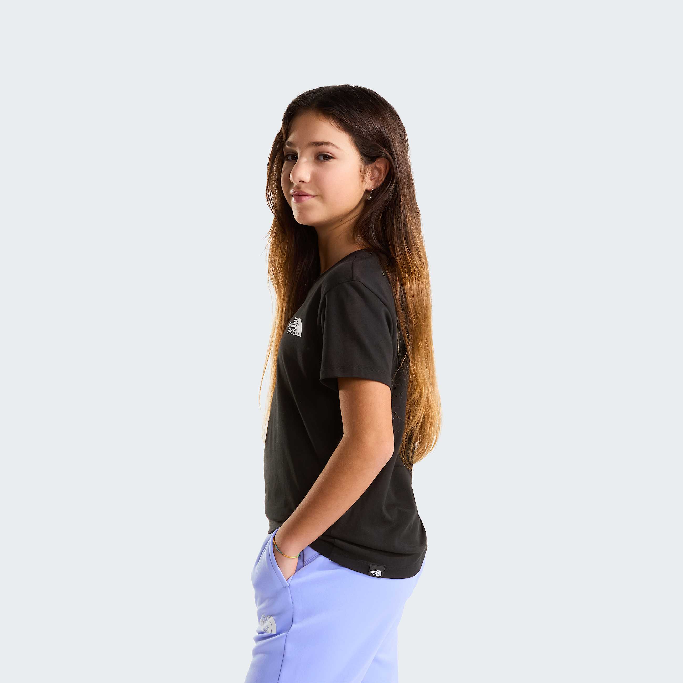 Teens Simple Dome TShirt TNF TNF Black ALT7