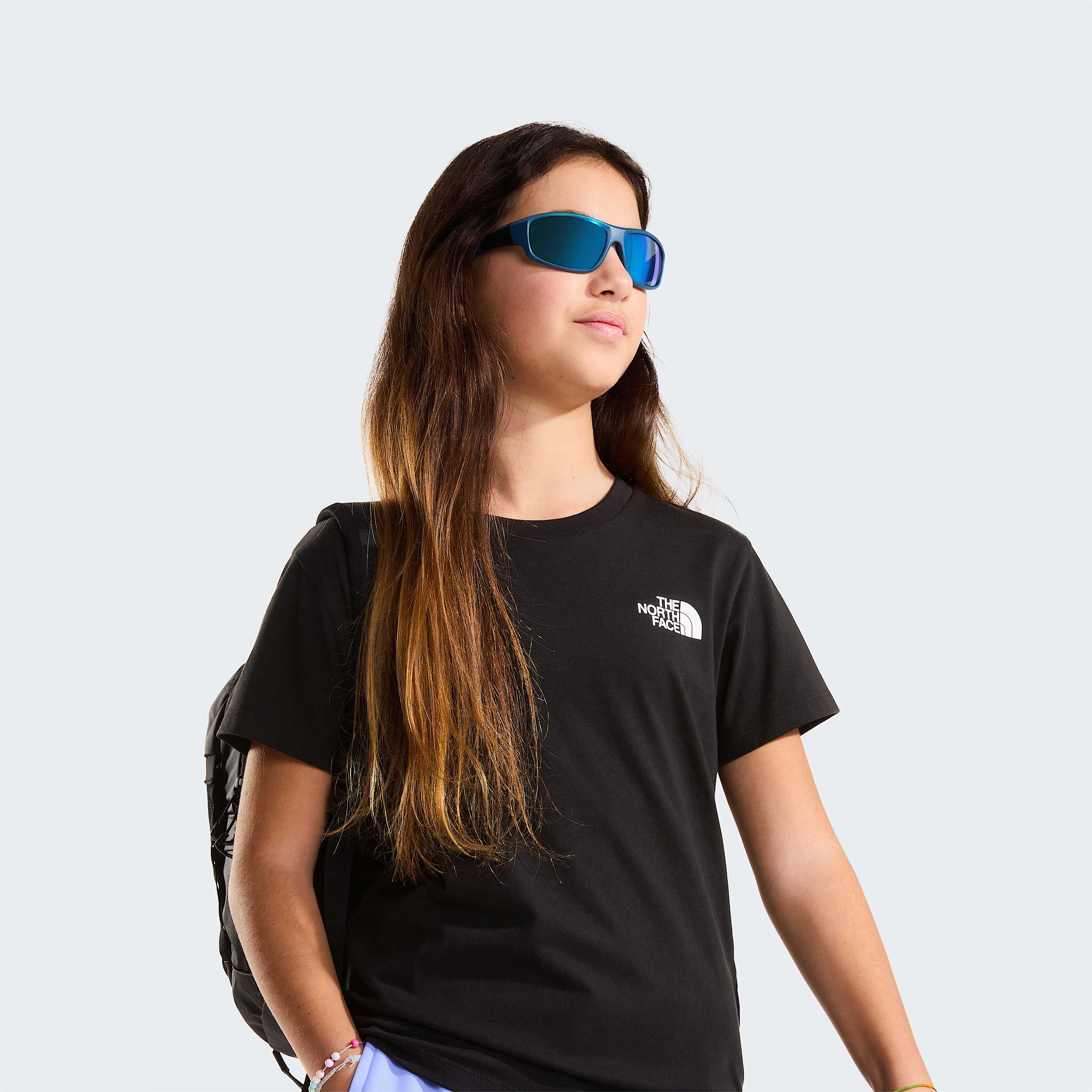 Teens Simple Dome TShirt TNF TNF Black ALT9