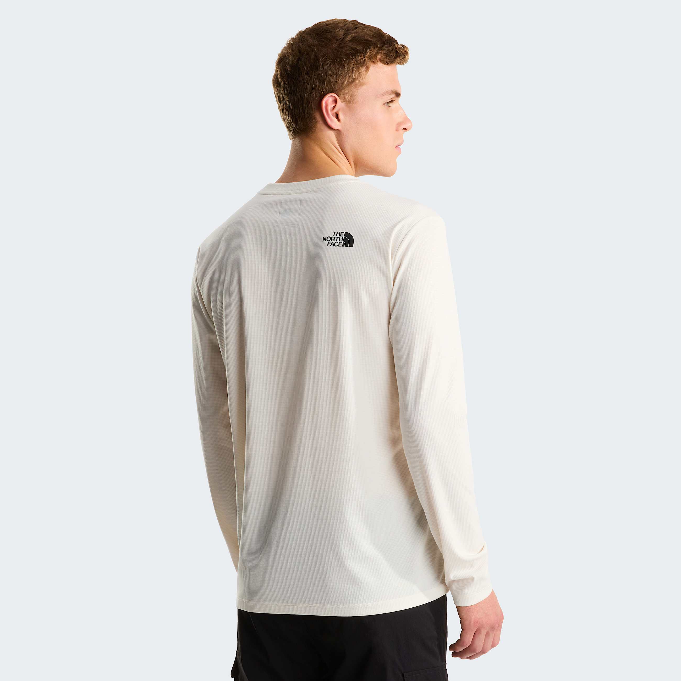 Tshirt a maniche lunghe Shadow da uomo TNF White Dune ALT3