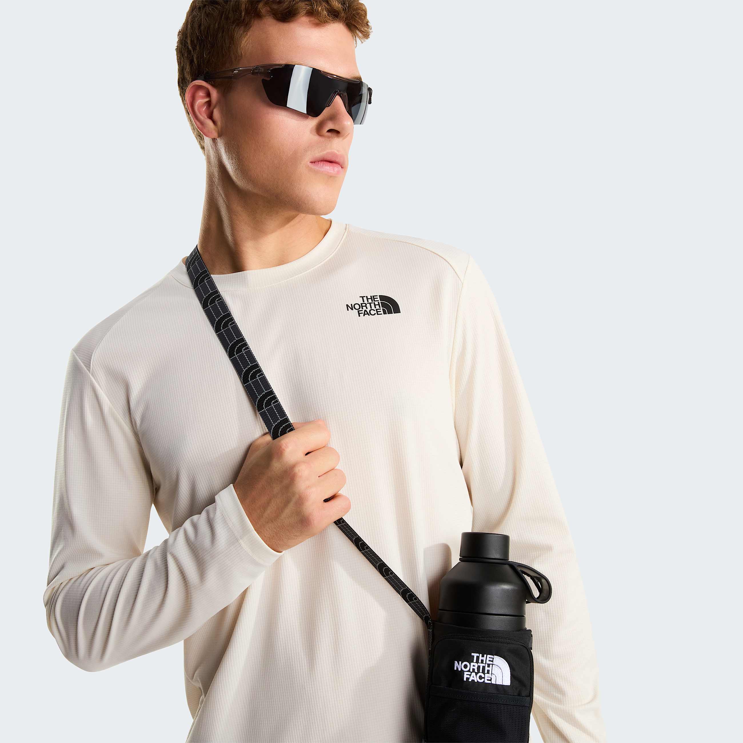 Tshirt a maniche lunghe Shadow da uomo TNF White Dune ALT5