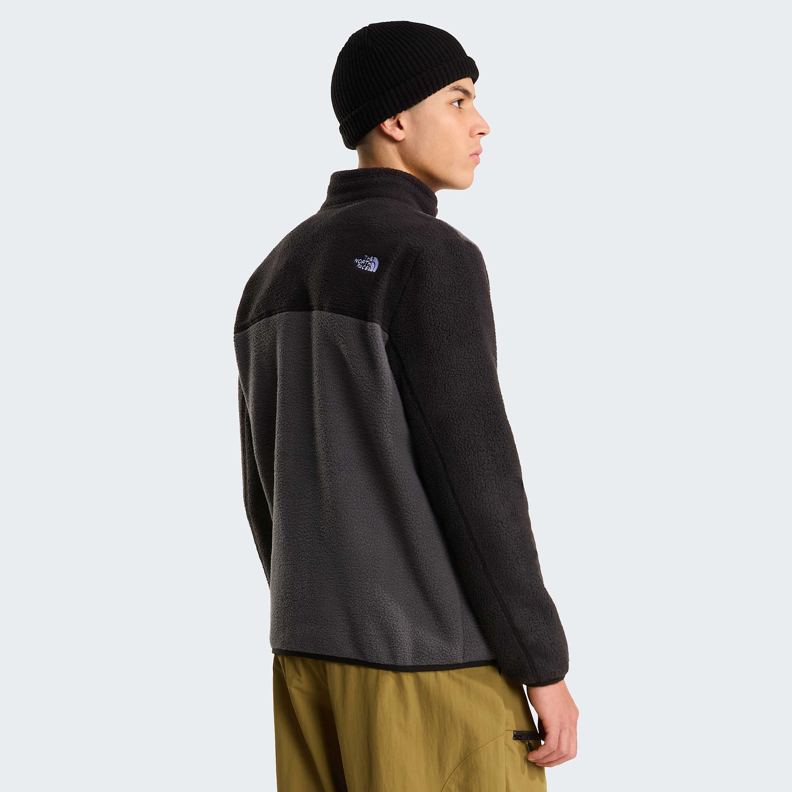 Yumiorifleecejas met volledige rits voor heren TNF Anthracite GreyTNF BlackMonument Grey ALT3