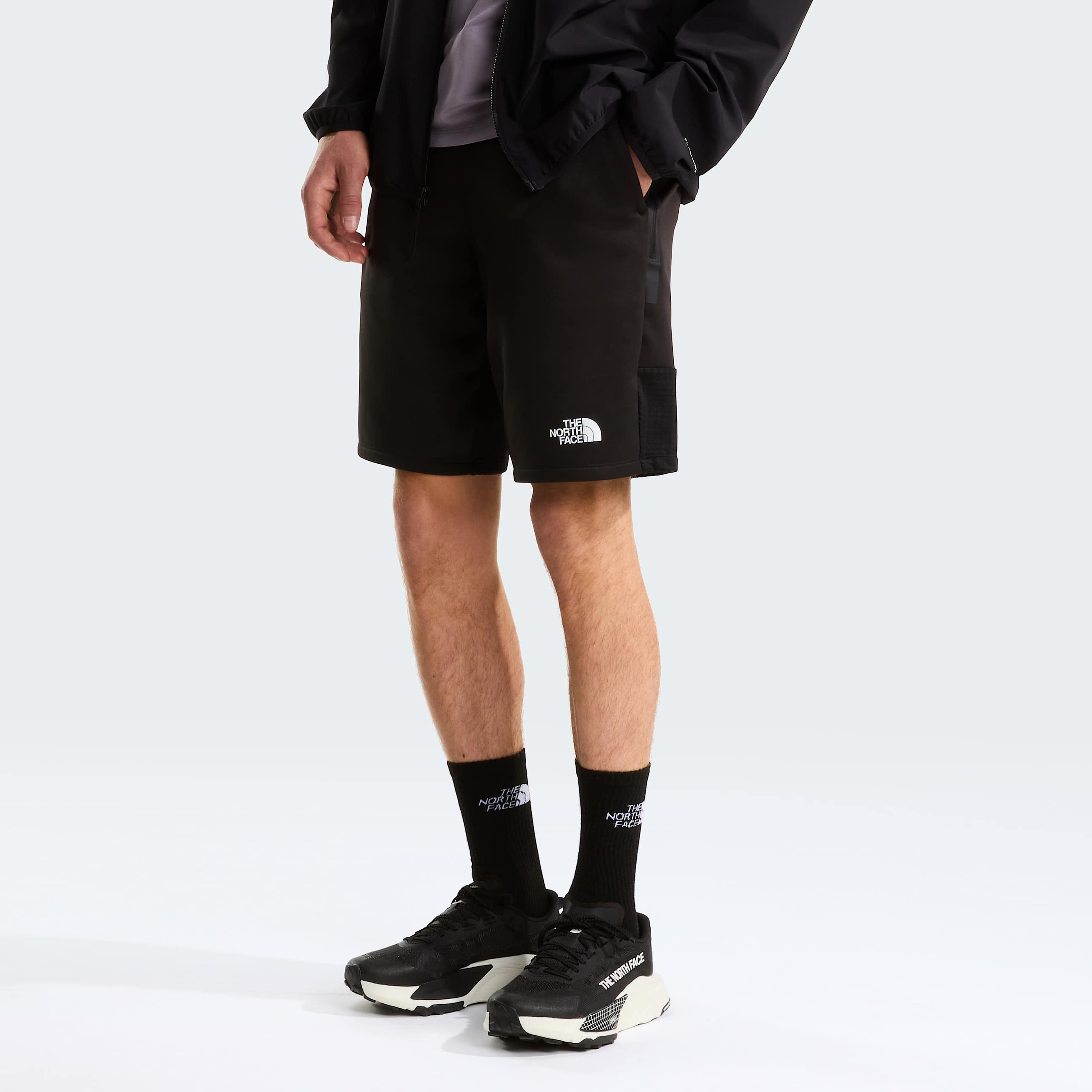 Pantaloncini in pile Mountain Athletics da uomo TNF HERO