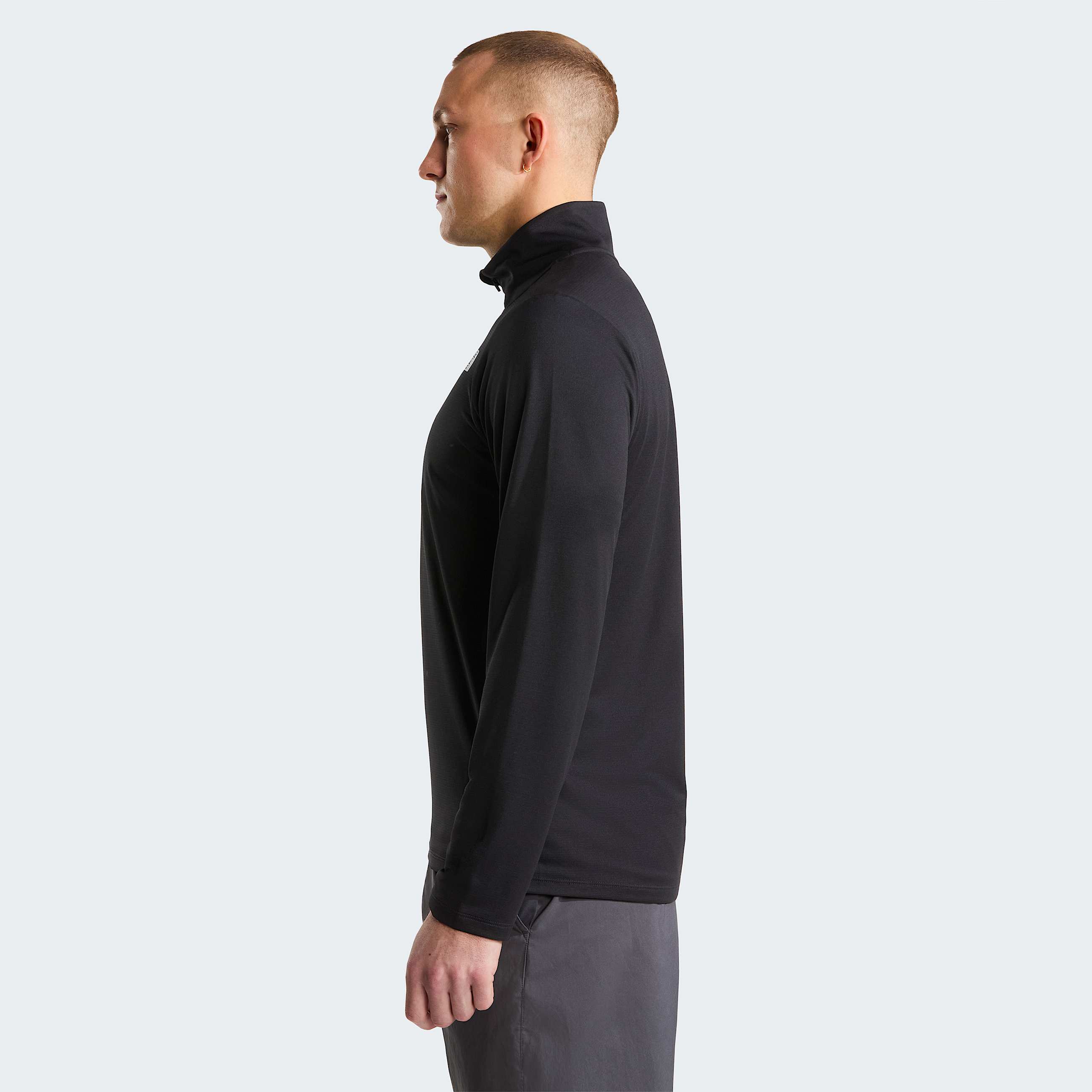 Tshirt a maniche lunghe con cerniera a 14 247 da uomo TNF ALT2