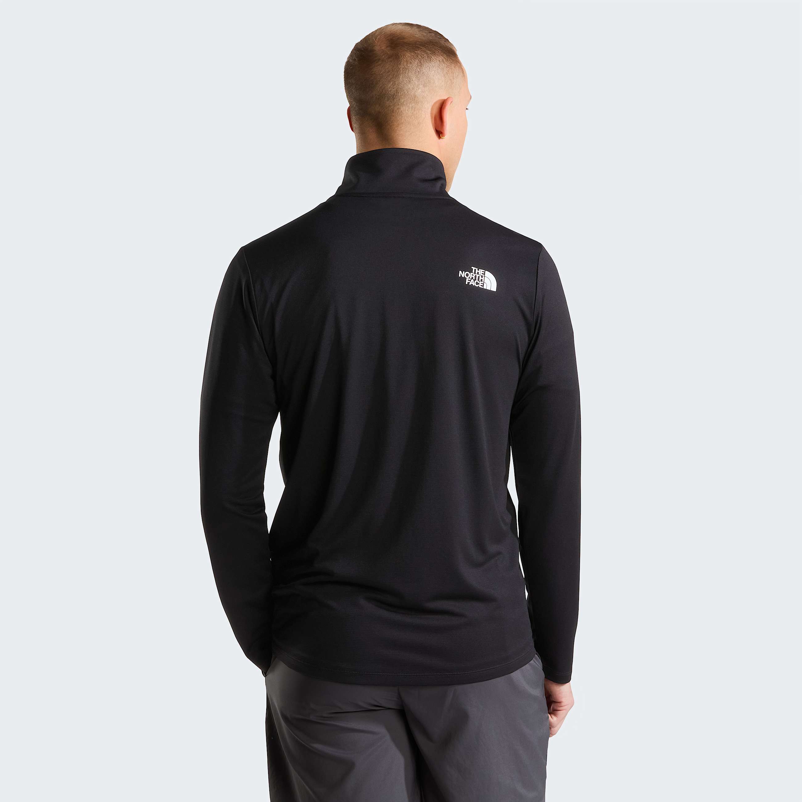 Tshirt a maniche lunghe con cerniera a 14 247 da uomo TNF ALT3