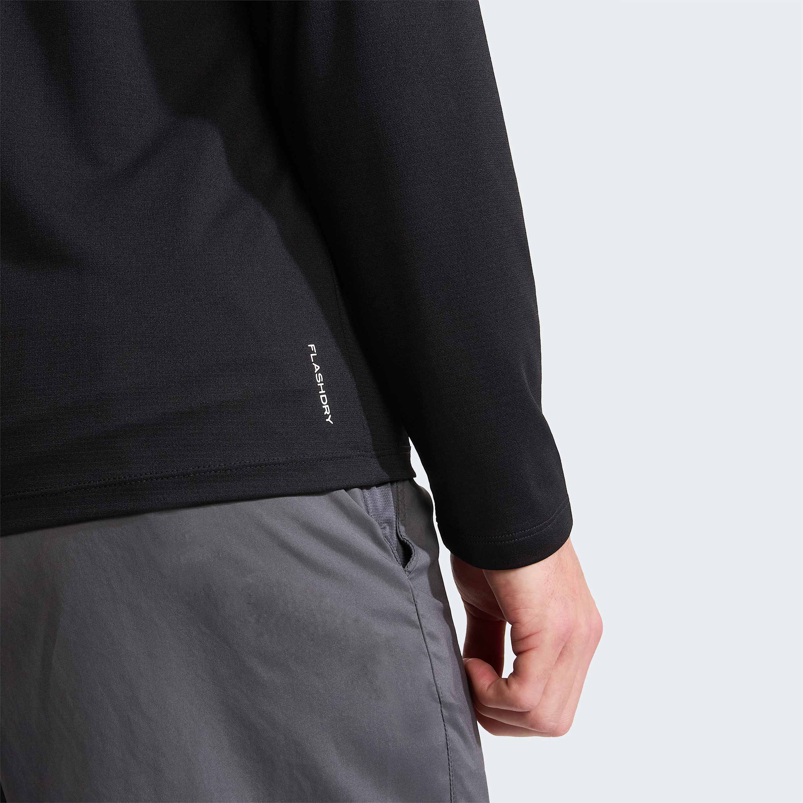 Tshirt a maniche lunghe con cerniera a 14 247 da uomo TNF ALT6