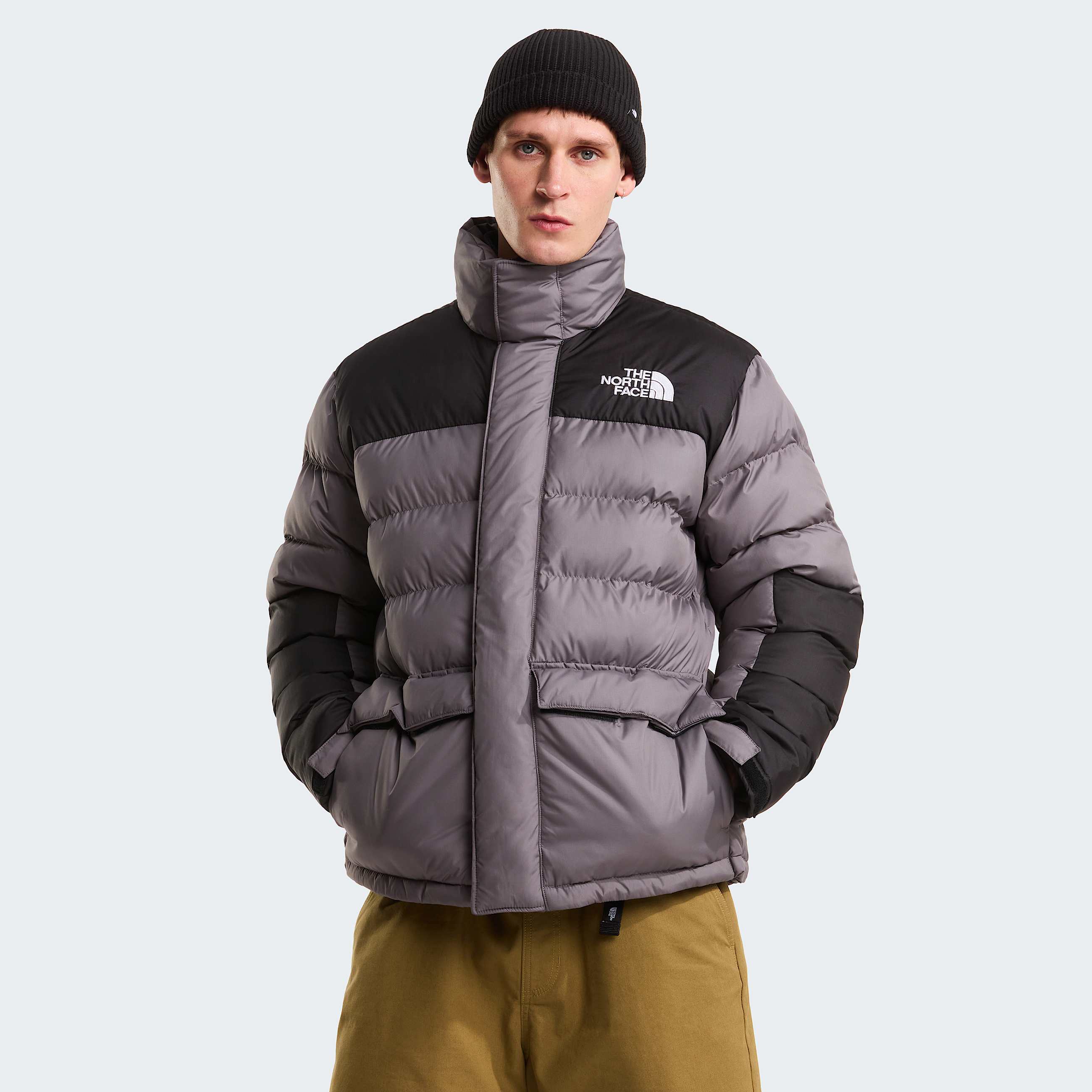 Mens Limbara Insulated Jacket TNF Smoked Pearl HERO
