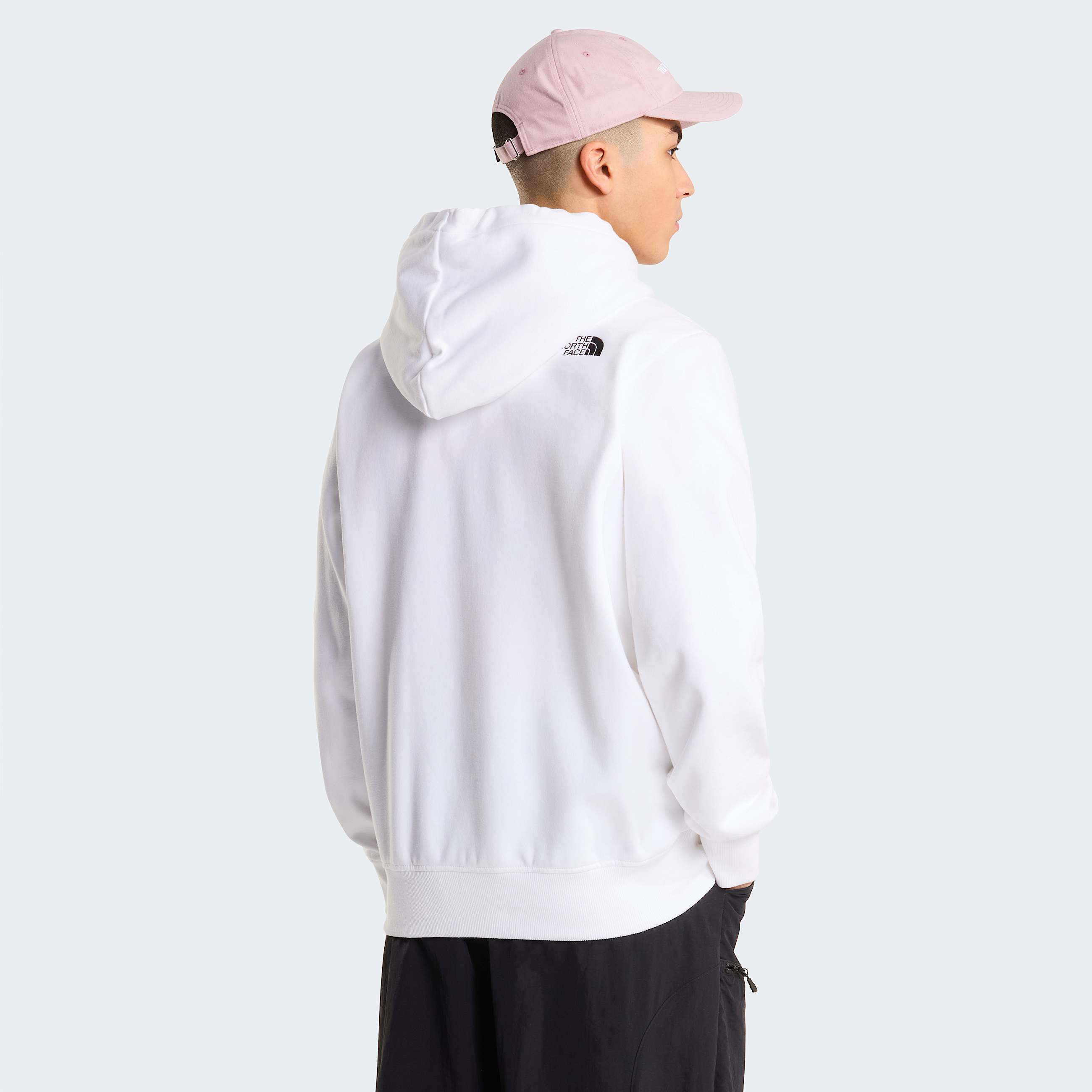 Mens Drew Peak Hoodie TNF TNF WhiteTNF Black ALT3