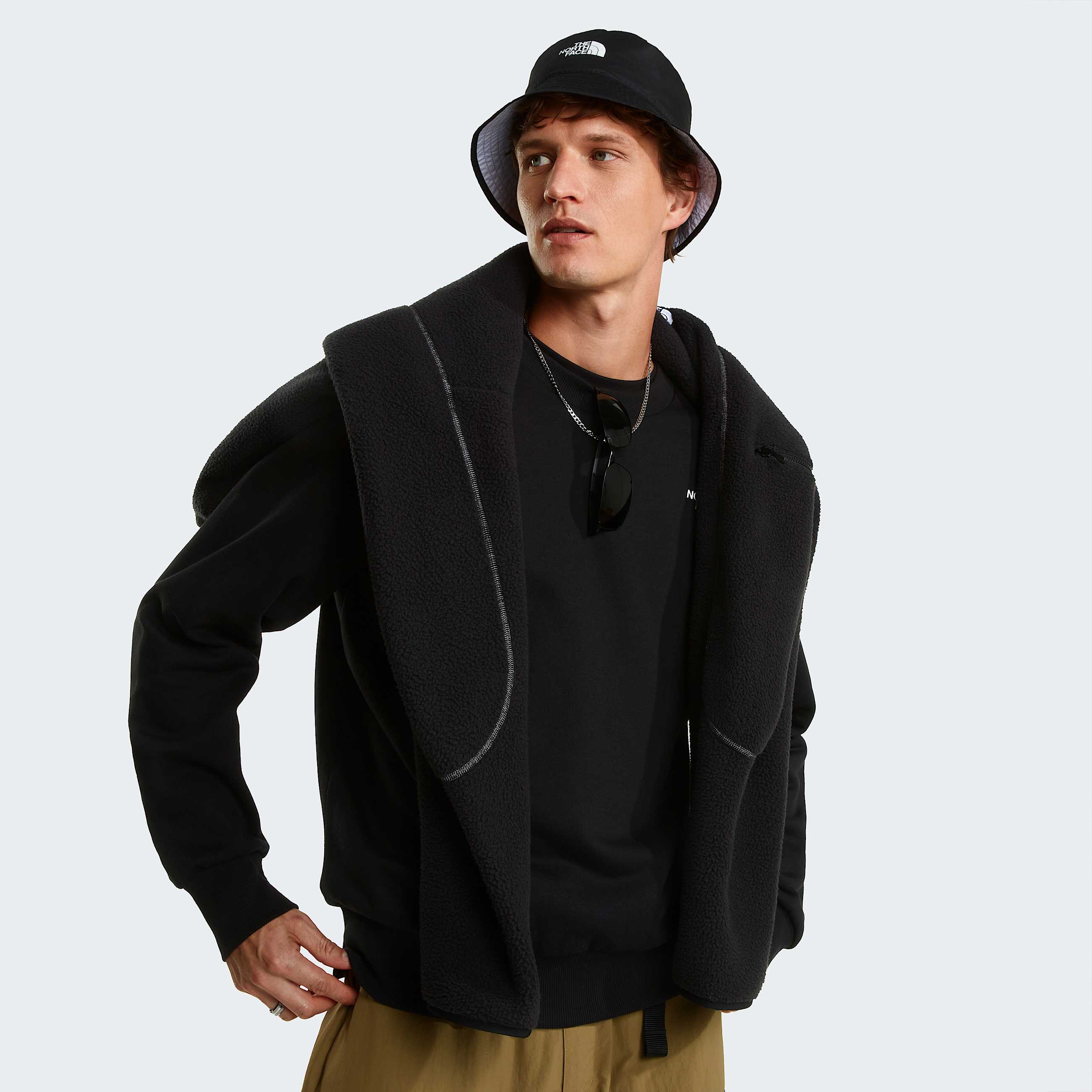 Felpa Simple Dome da uomo TNF ALT5