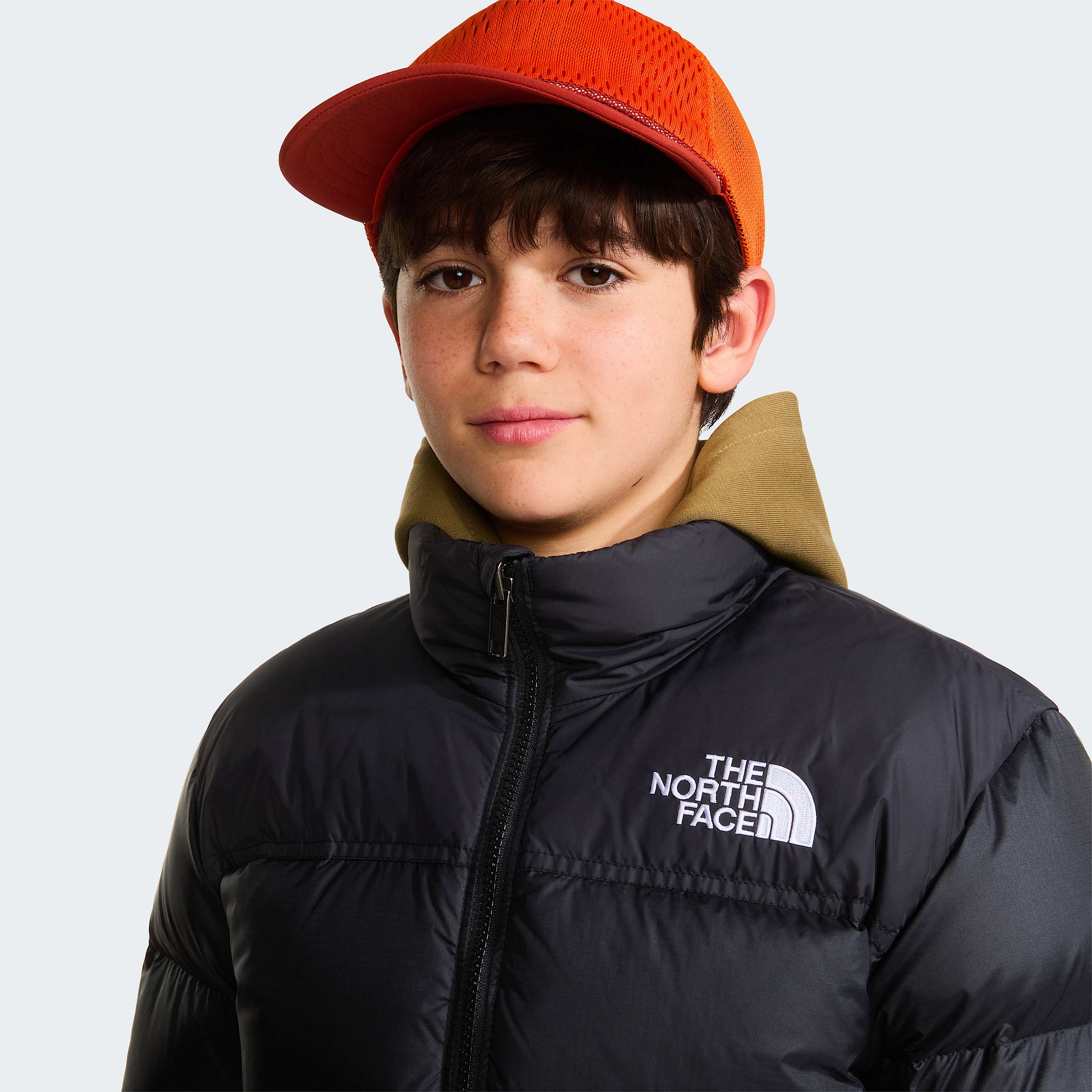 Teens 1996 Retro Nuptse Jacket TNF TNF BlackTNF BlackRecycled Down ALT5