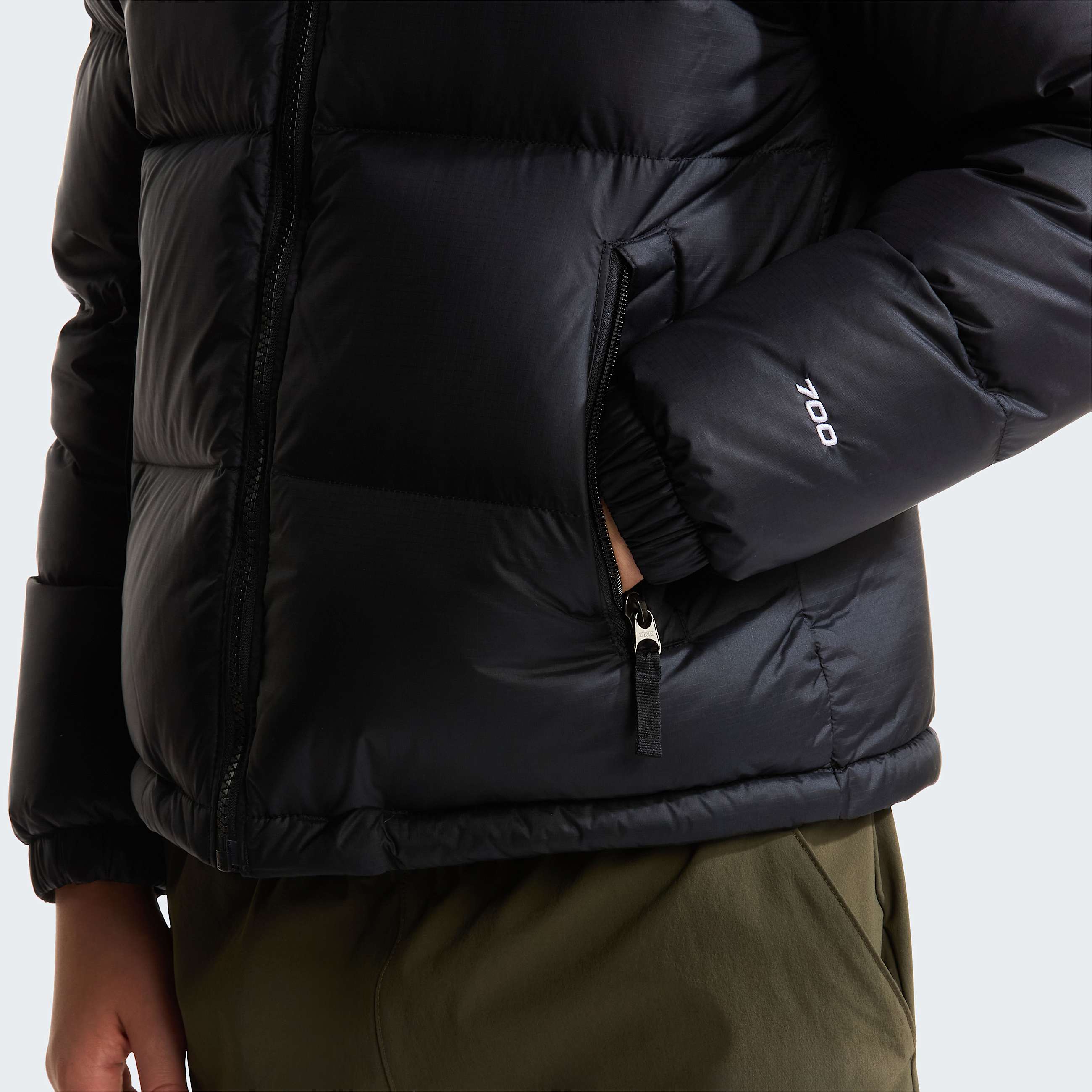 Teens 1996 Retro Nuptse Jacket TNF TNF BlackTNF BlackRecycled Down ALT7