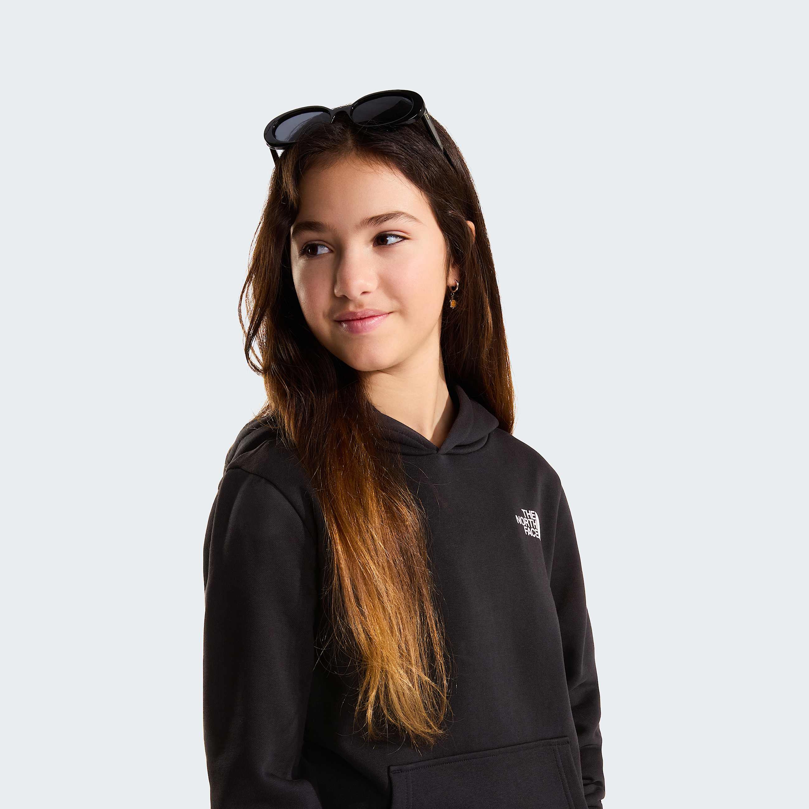 Felpa con cappuccio Simple Dome da ragazzi TNF ALT10