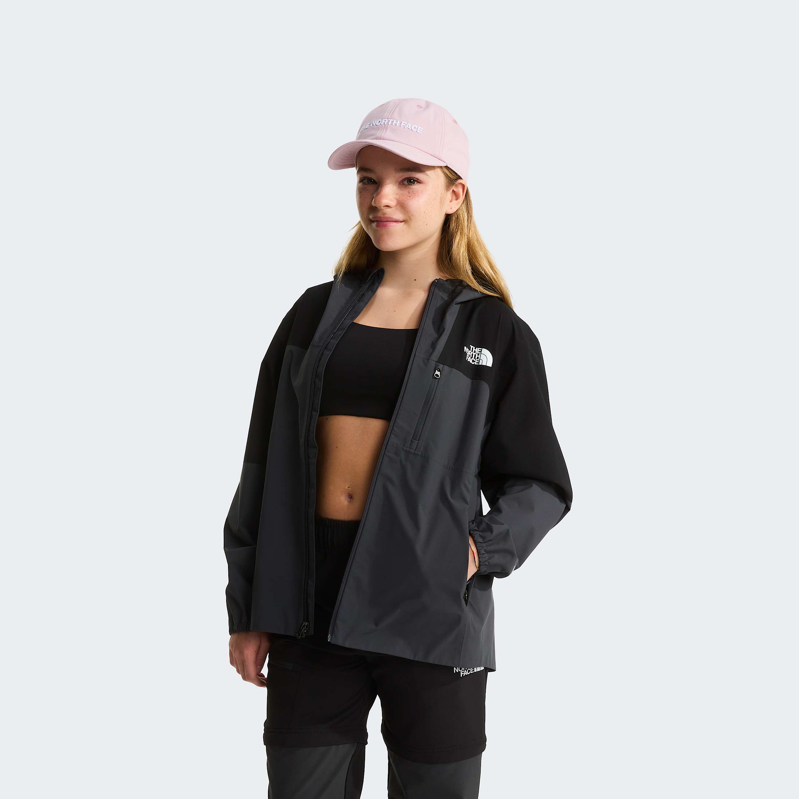 Giacca guscio Hike Packable da ragazzi TNF ALT10