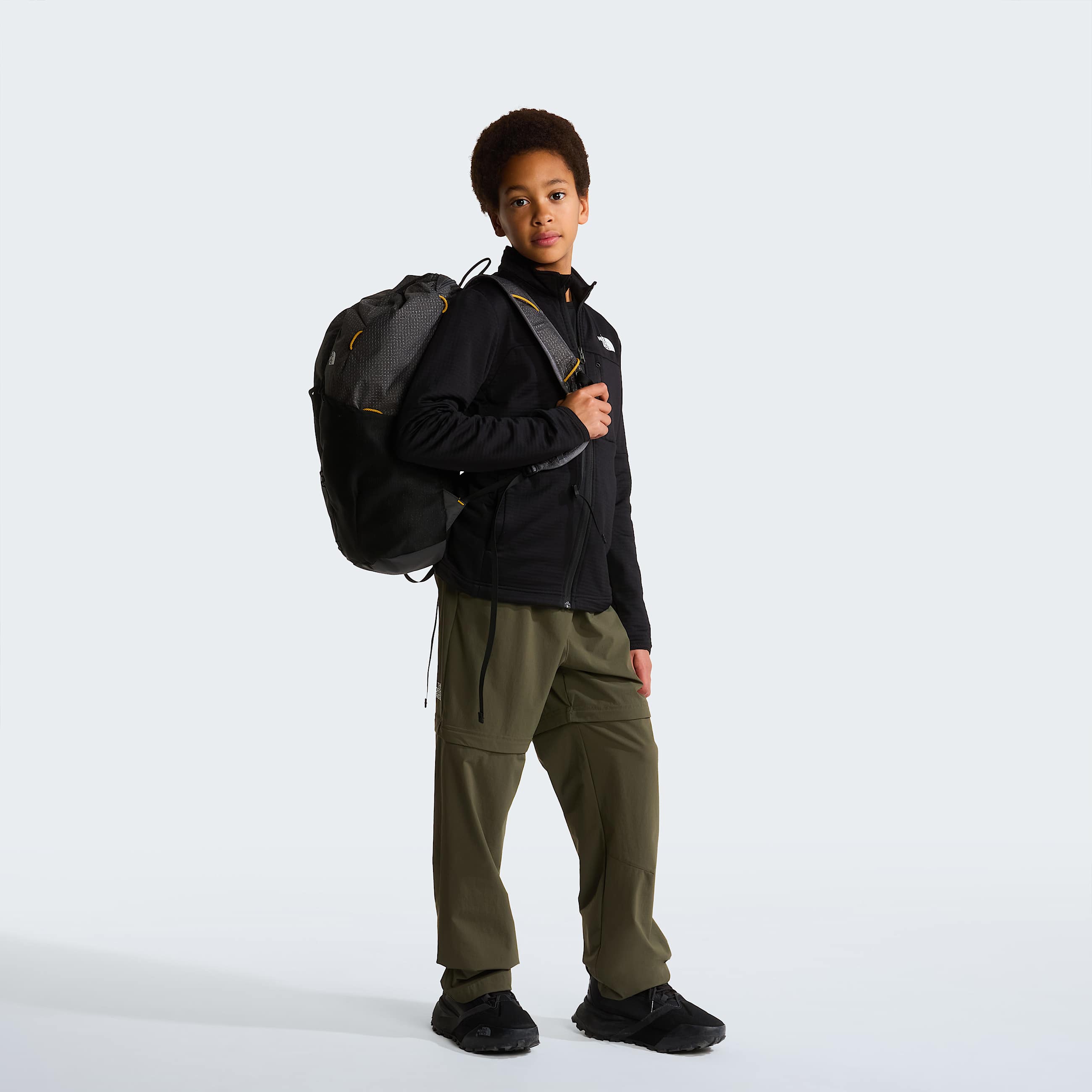 Giacca midlayer Hike con cerniera integrale da ragazzi TNF ALT1