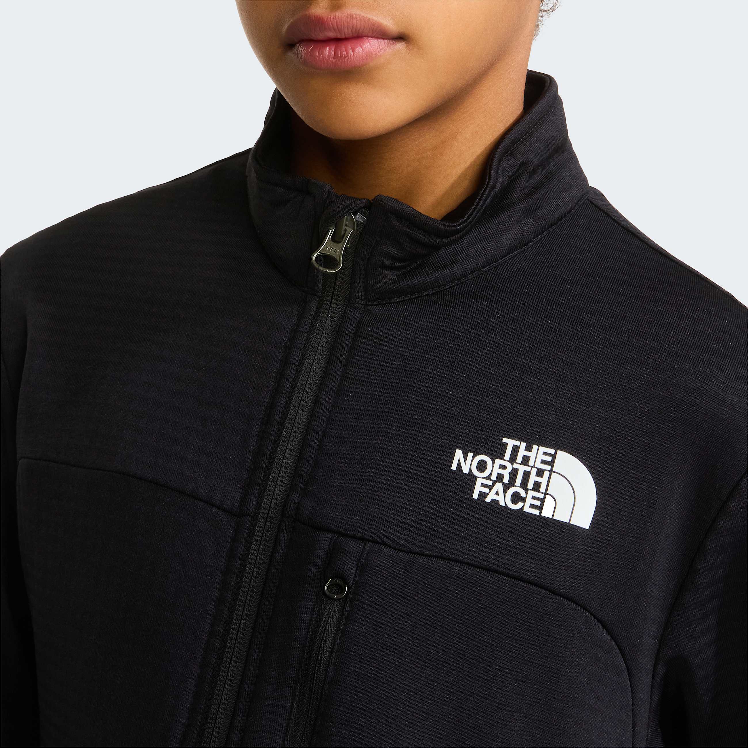 Giacca midlayer Hike con cerniera integrale da ragazzi TNF ALT5