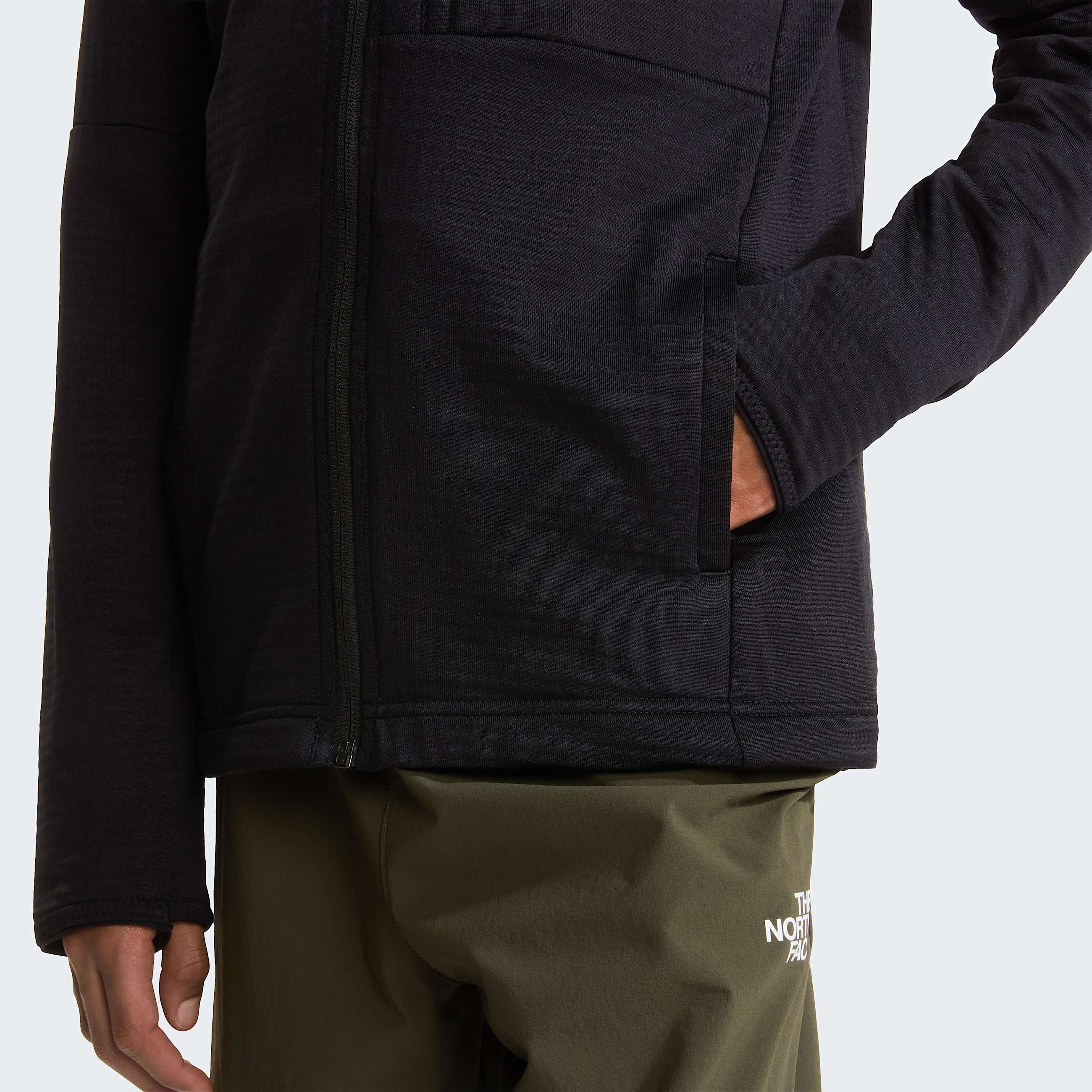 Giacca midlayer Hike con cerniera integrale da ragazzi TNF ALT6