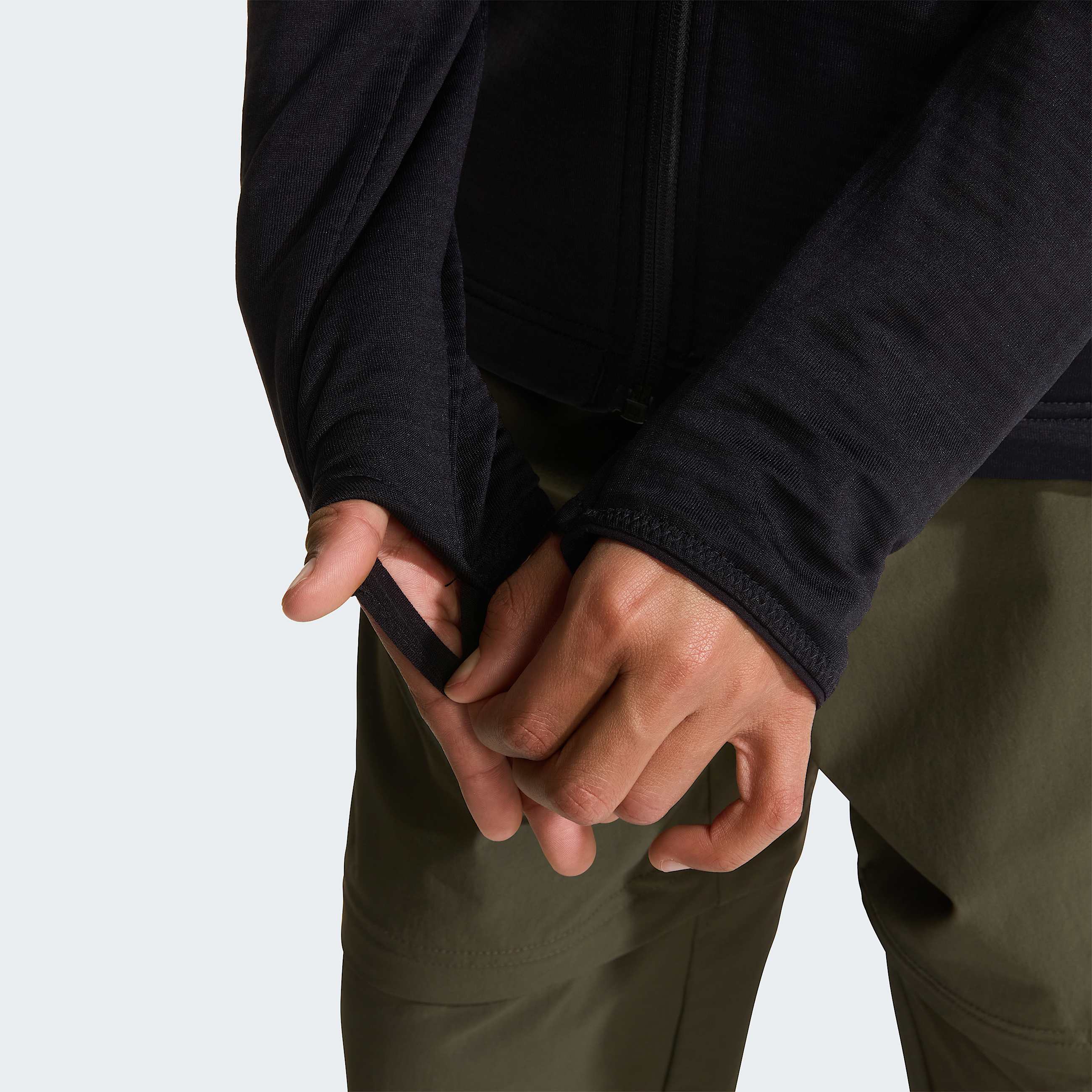 Giacca midlayer Hike con cerniera integrale da ragazzi TNF ALT7