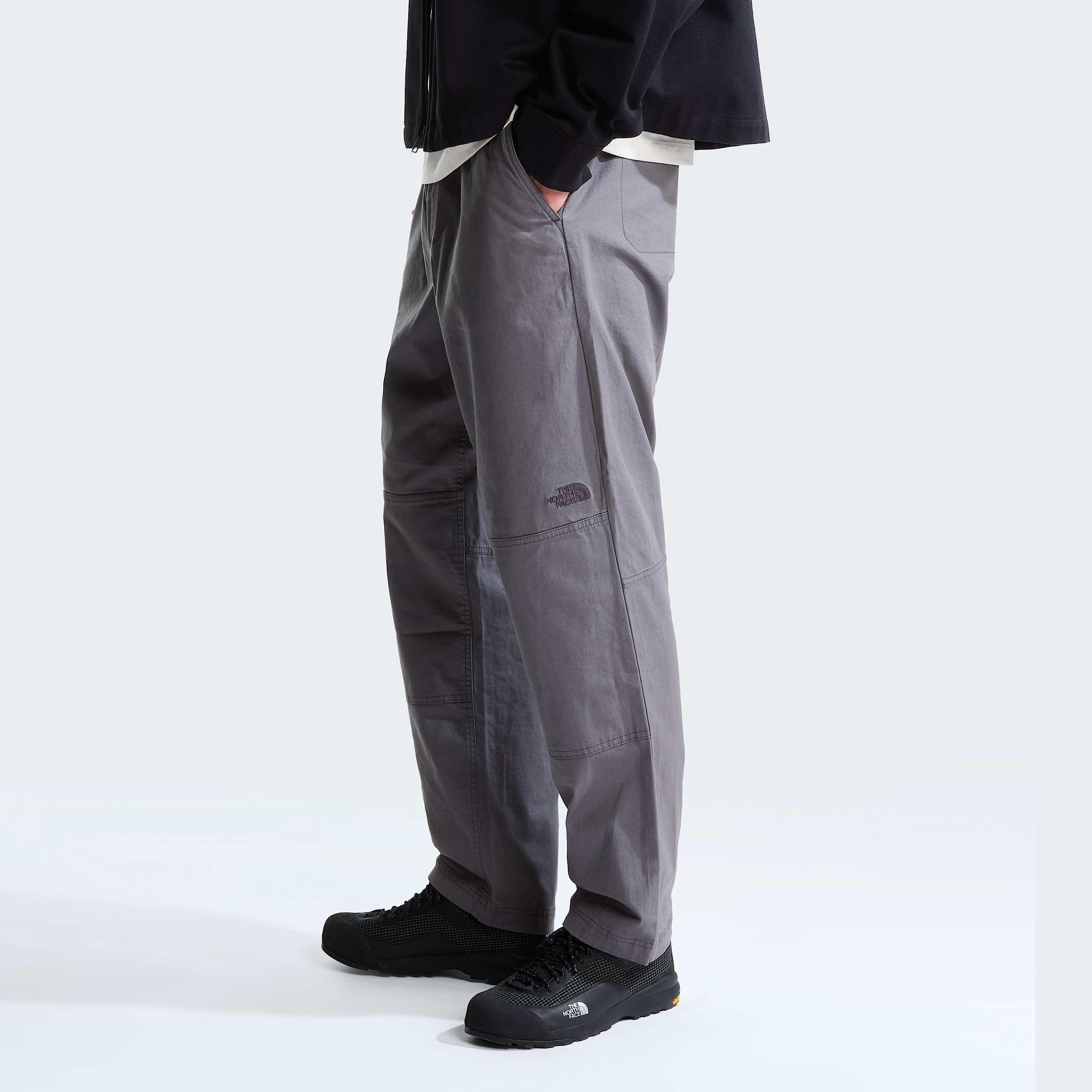 Mens Beta Utility Belted Loose Trousers TNF Smoked Pearl ALT2