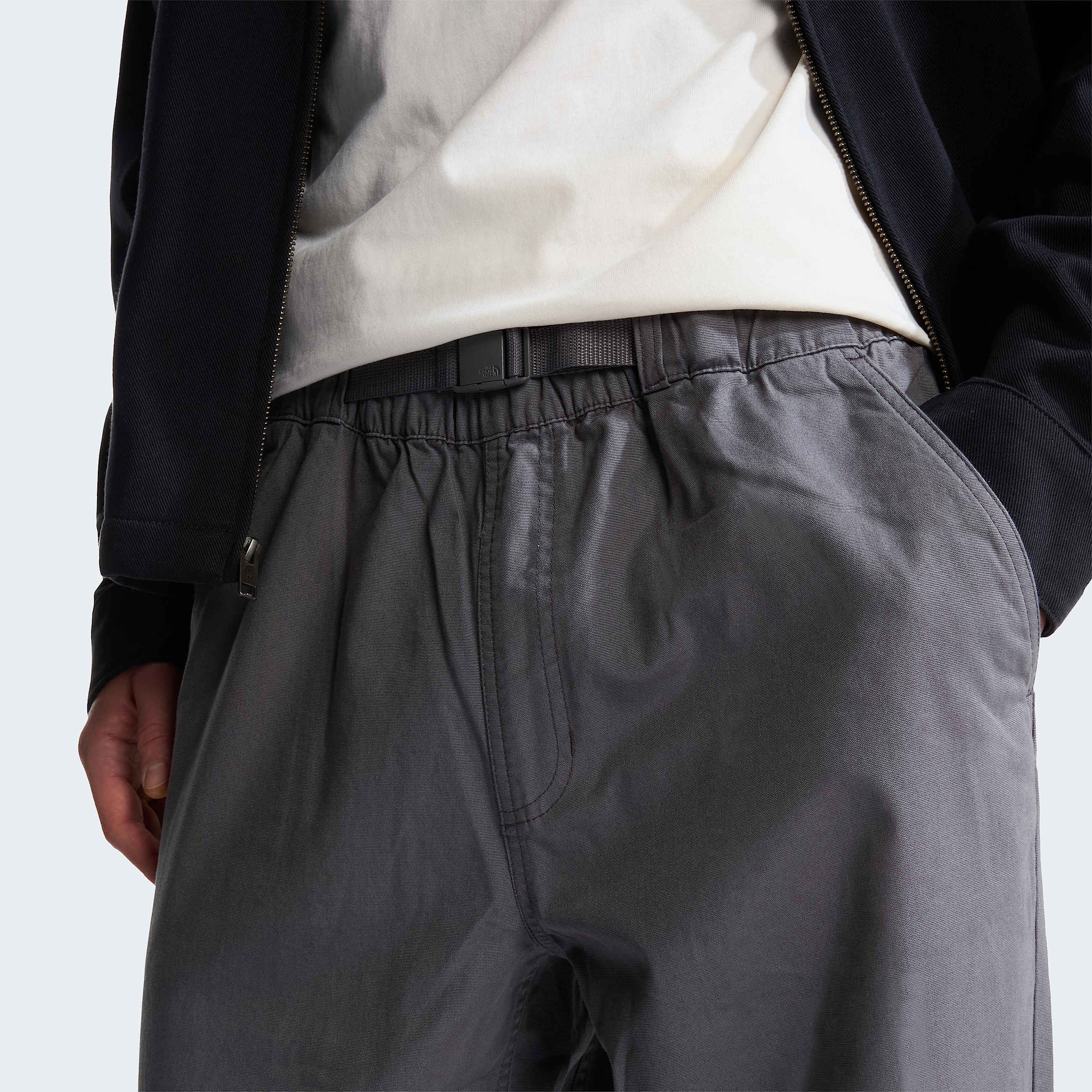 Mens Beta Utility Belted Loose Trousers TNF Smoked Pearl ALT4