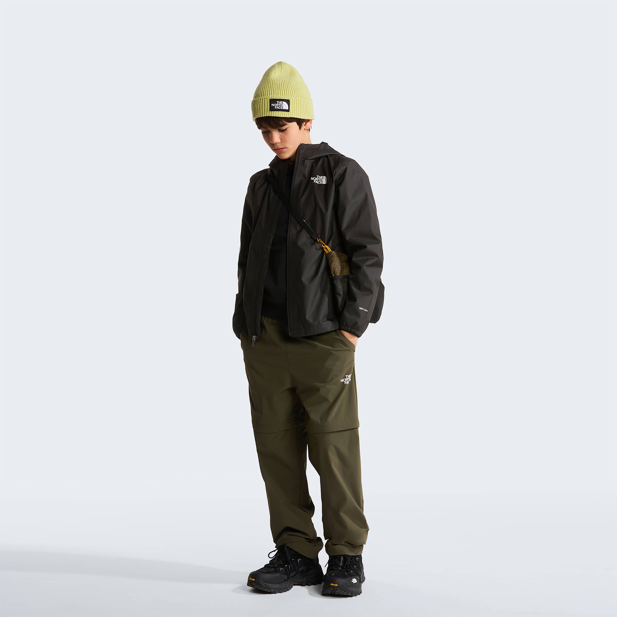 Giacca da pioggia Zipline da ragazzi TNF ALT1