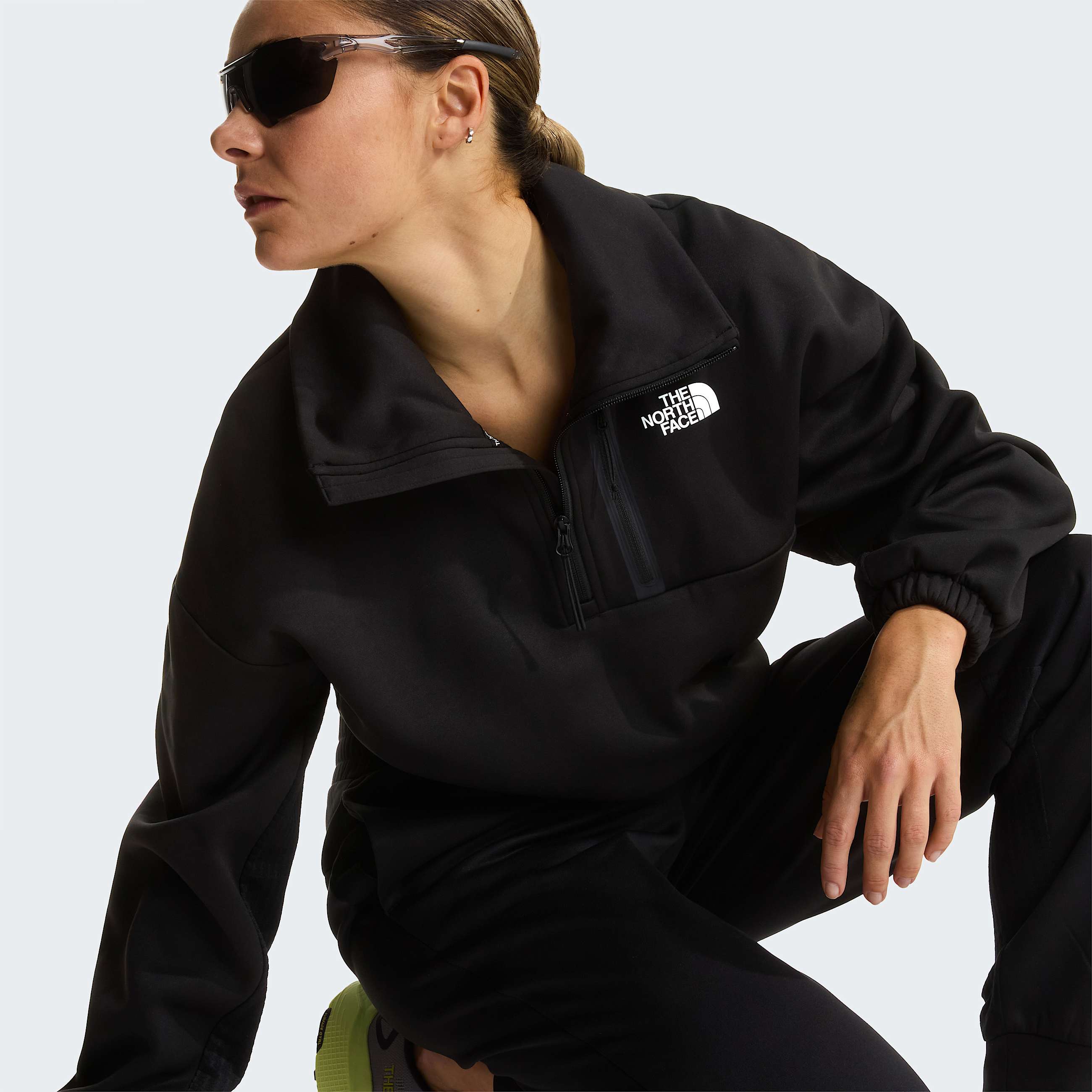 Pile Mountain Athletics con collo a cratere e cerniera a 14 da donna TNF ALT6