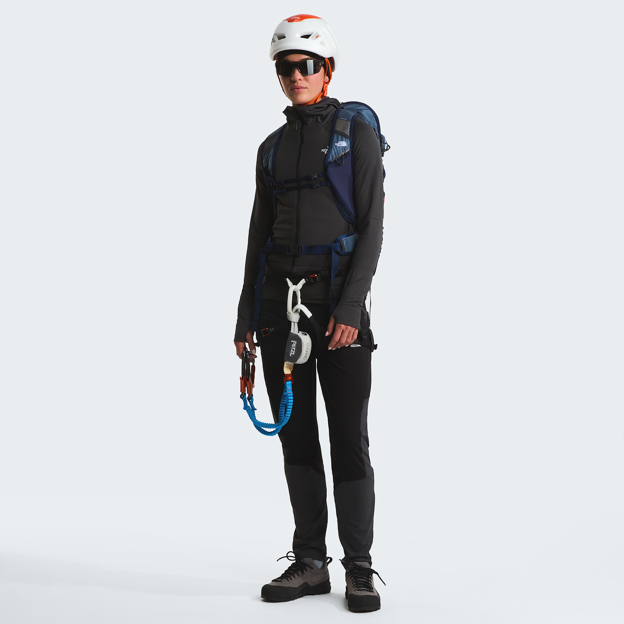 Giacca con cappuccio Bolt Polartec Power Grid da donna TNF ALT6