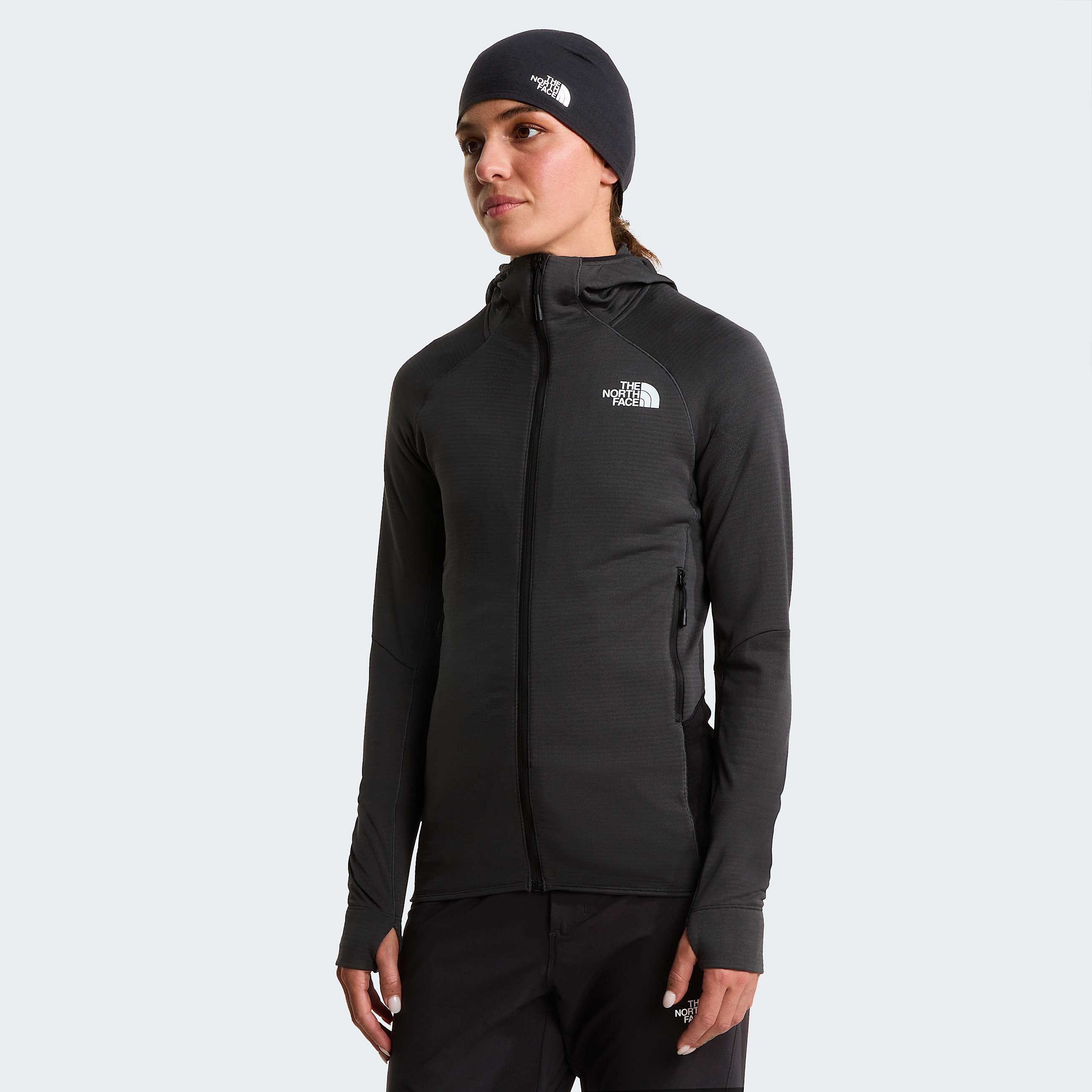 Giacca con cappuccio Bolt Polartec Power Grid da donna TNF HERO