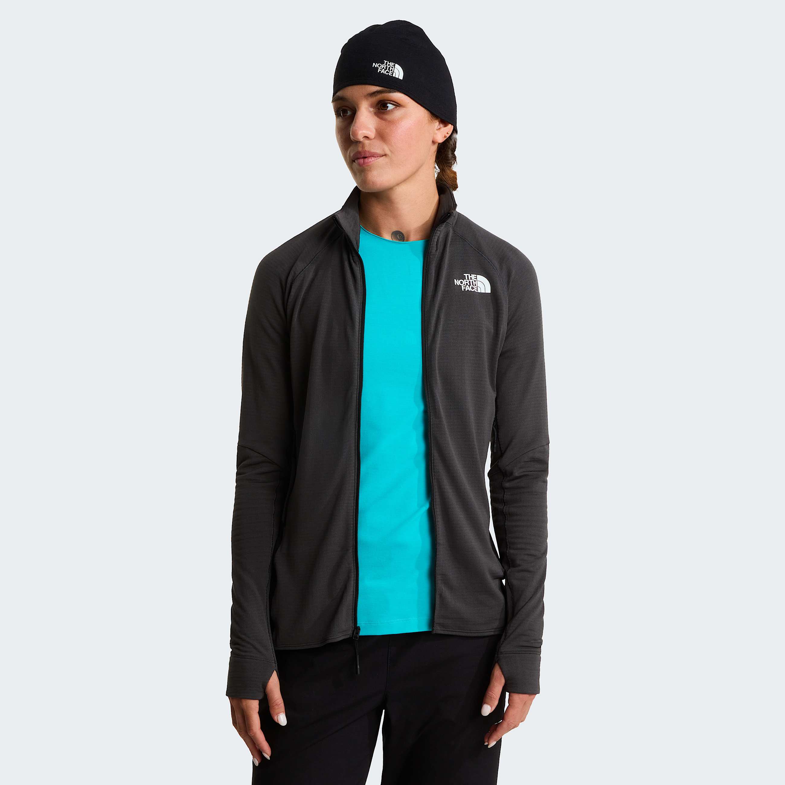 Giacca con cappuccio Bolt Polartec Power Grid da donna TNF ALT4