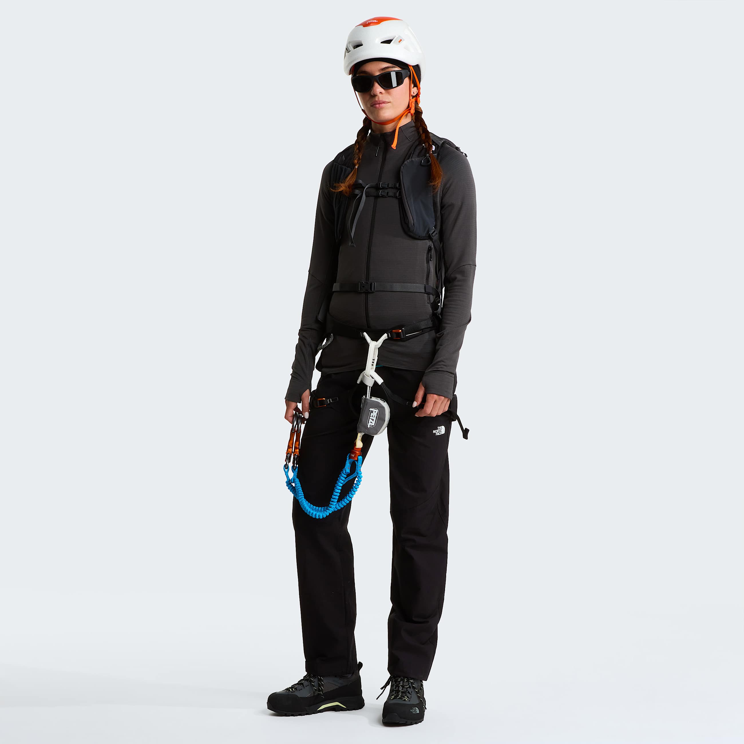 Giacca con cappuccio Bolt Polartec Power Grid da donna TNF ALT5