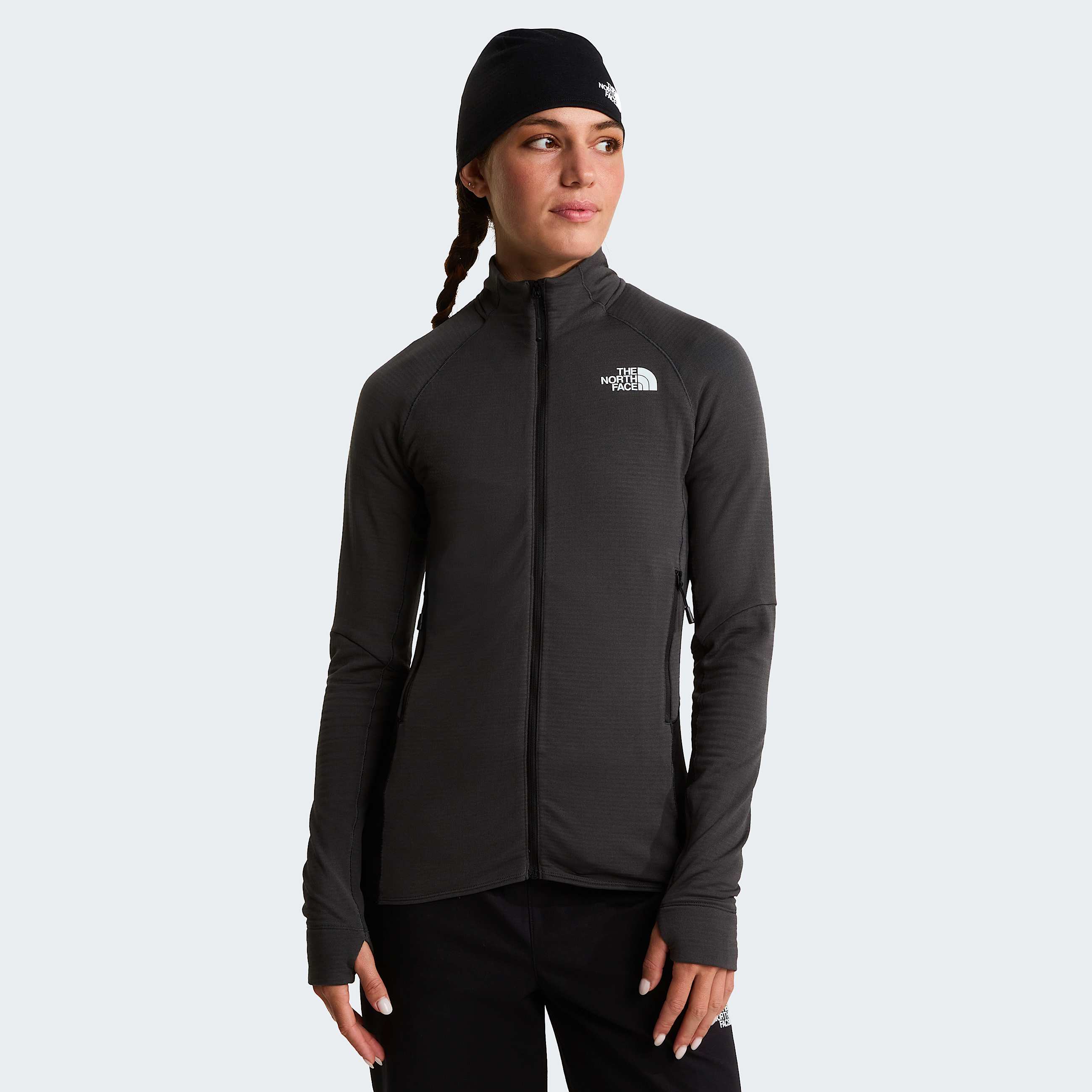 Giacca con cappuccio Bolt Polartec Power Grid da donna TNF HERO