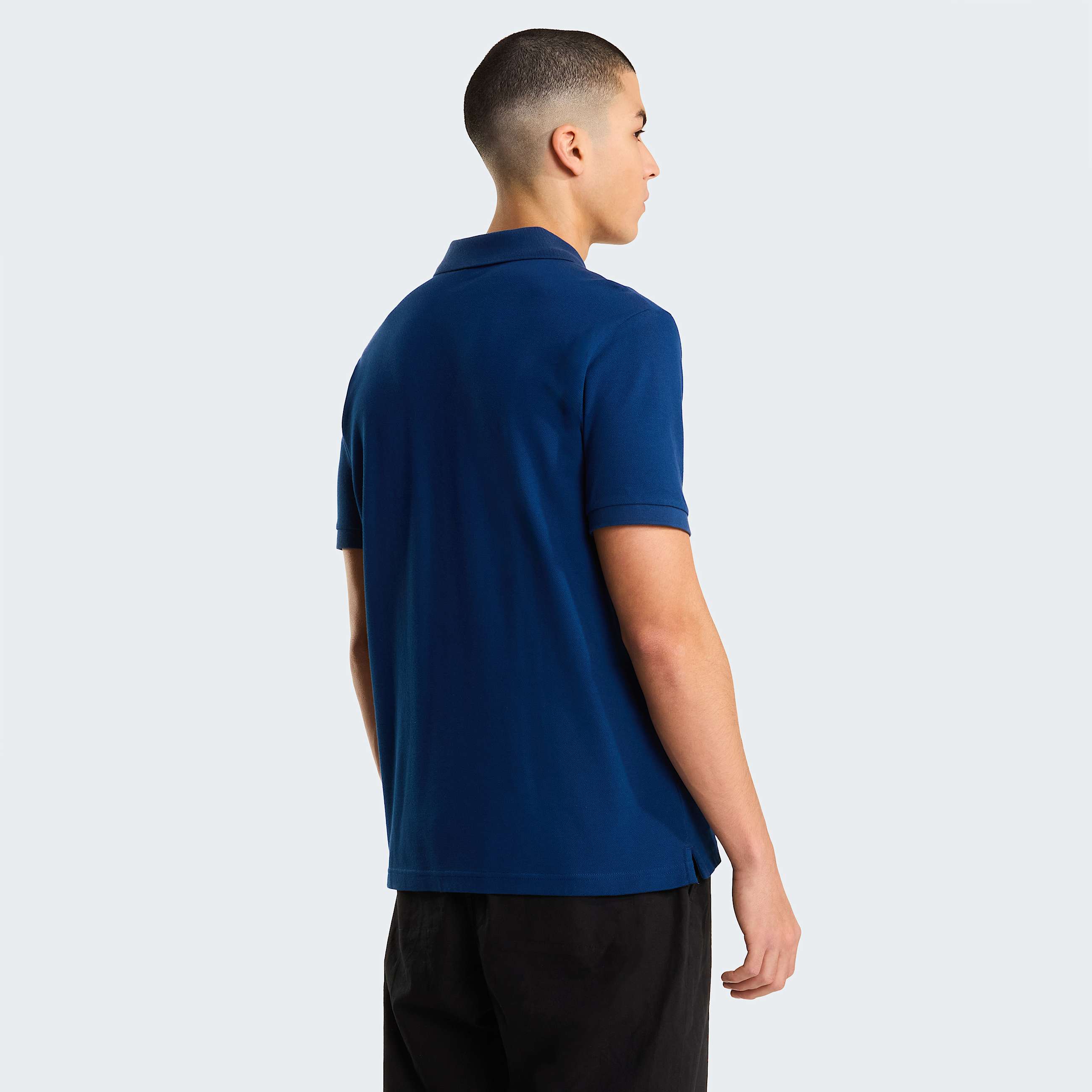 Polo recto Essential para hombre TNF Estate Blue ALT3