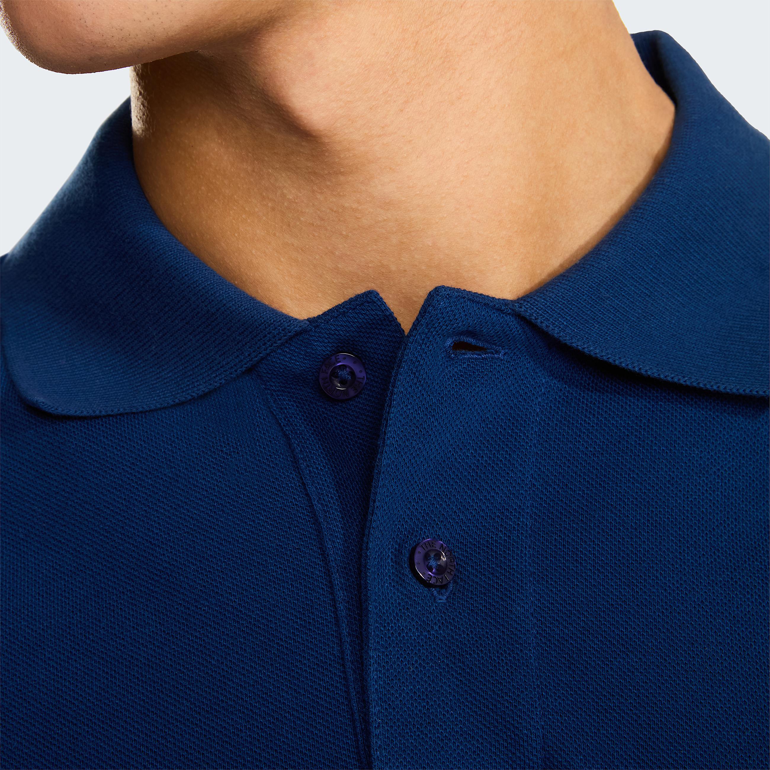 Polo recto Essential para hombre TNF Estate Blue ALT4