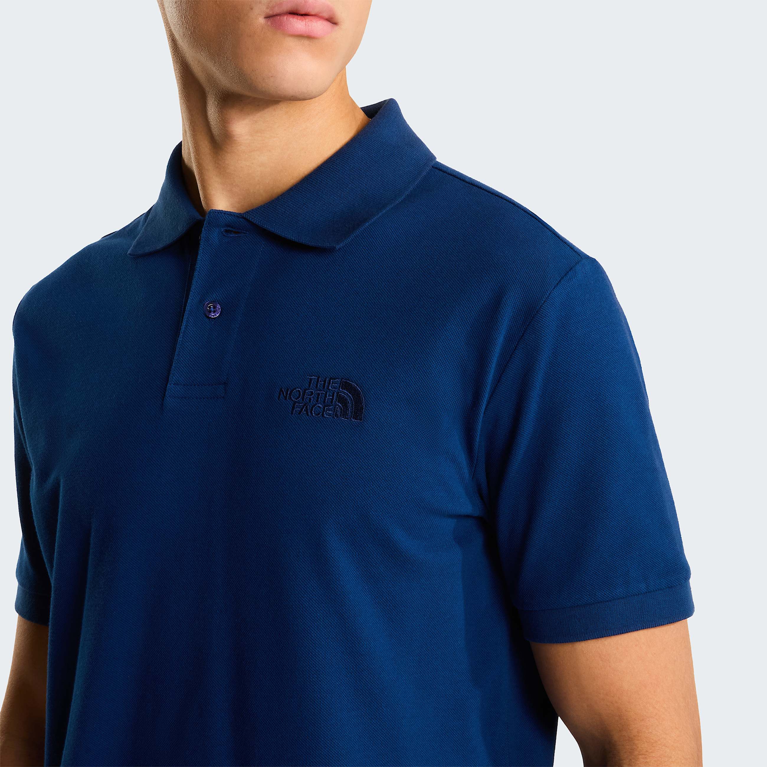Polo recto Essential para hombre TNF Estate Blue ALT5