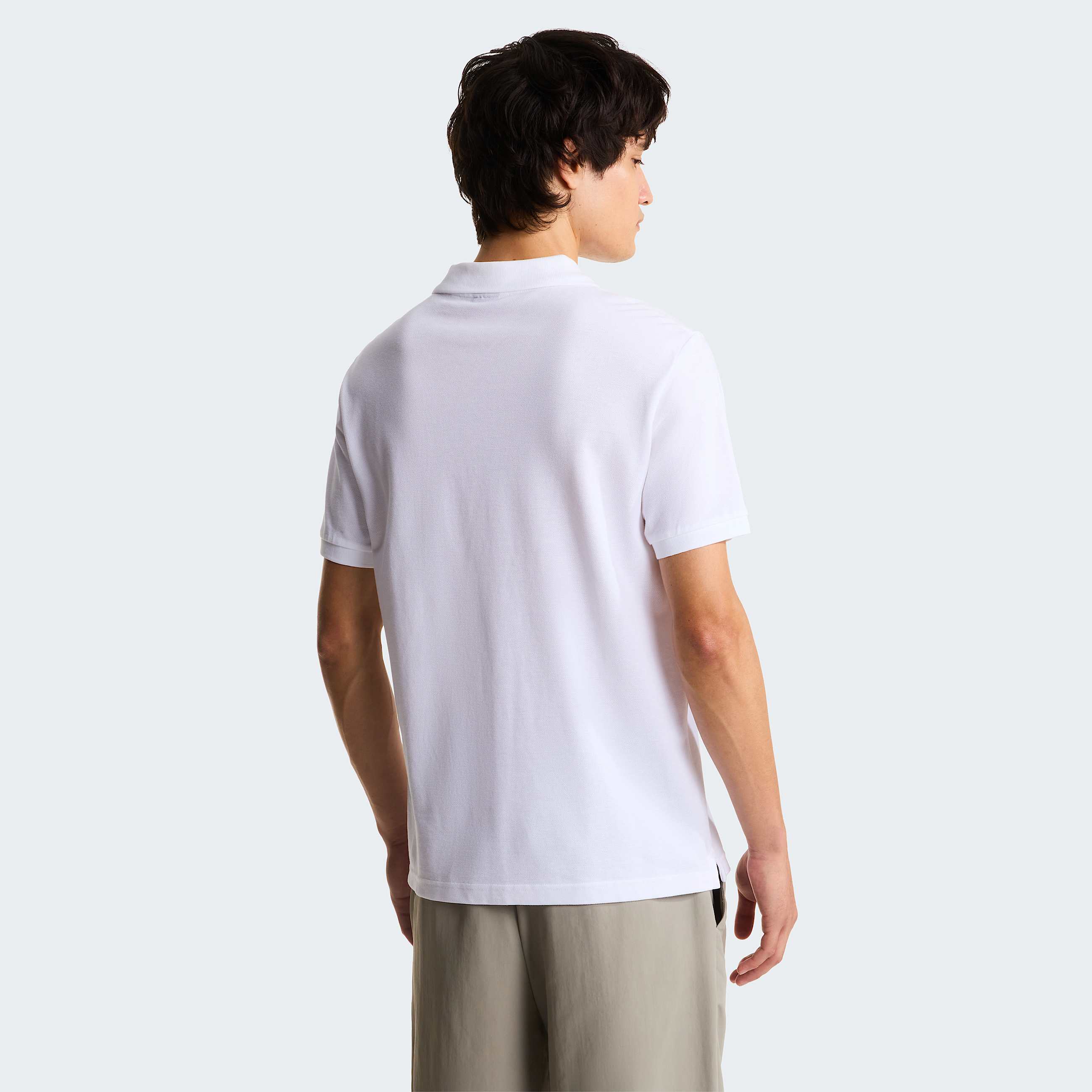 Polo recto Essential para hombre TNF TNF White ALT3