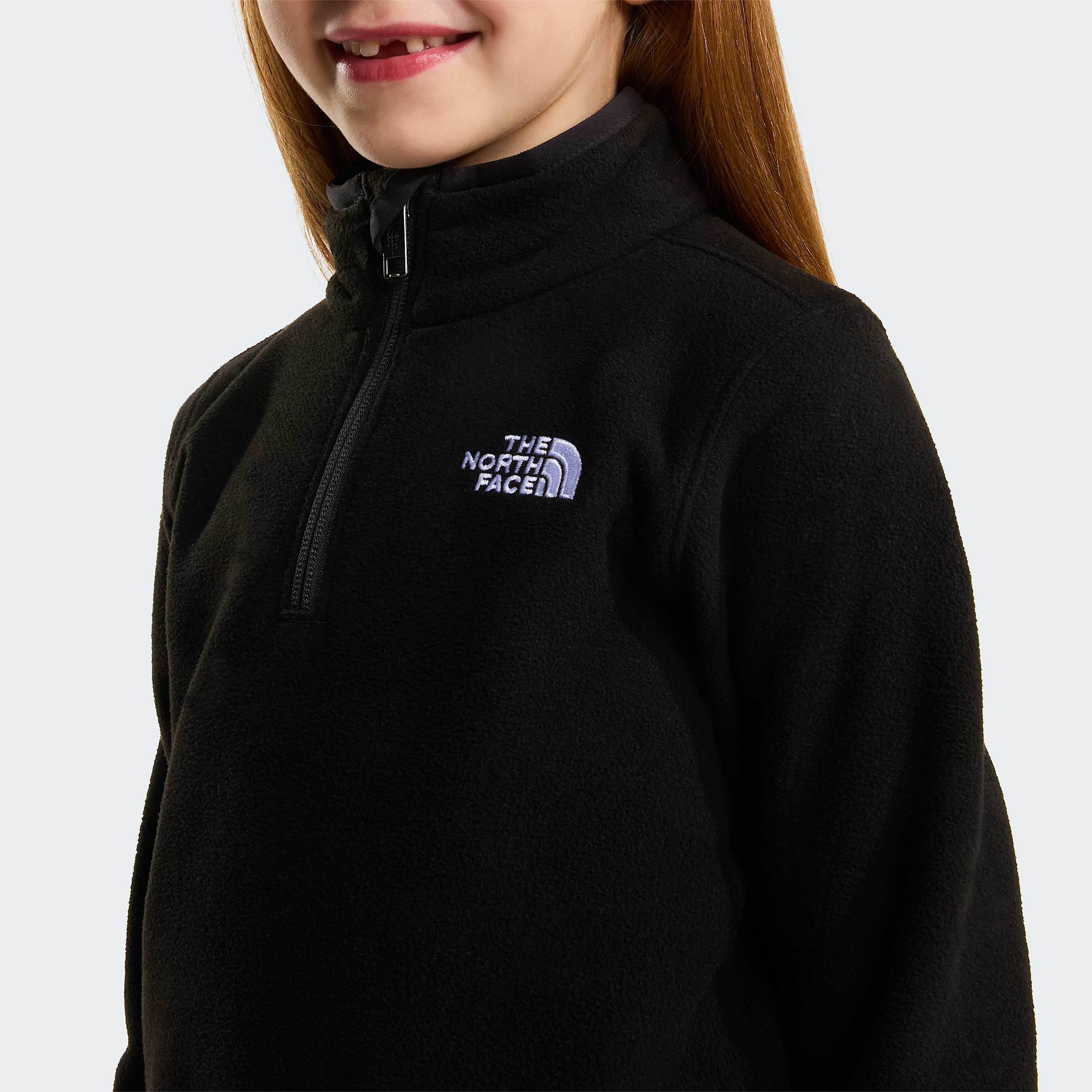 Pile Glacier con cerniera a 14 da bambini TNF ALT4