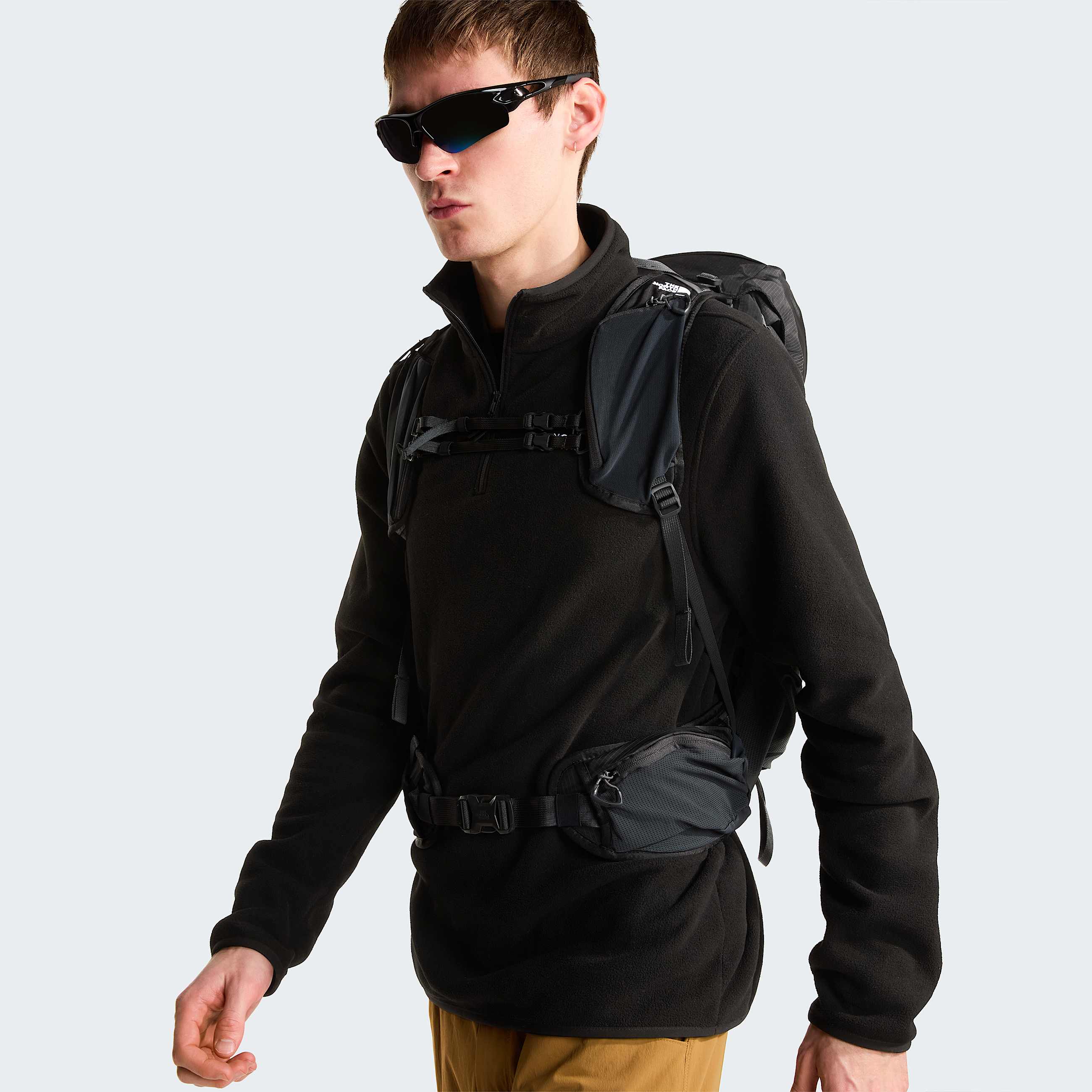 Pile Glacier con cerniera a 14 da uomo TNF TNF Black ALT5