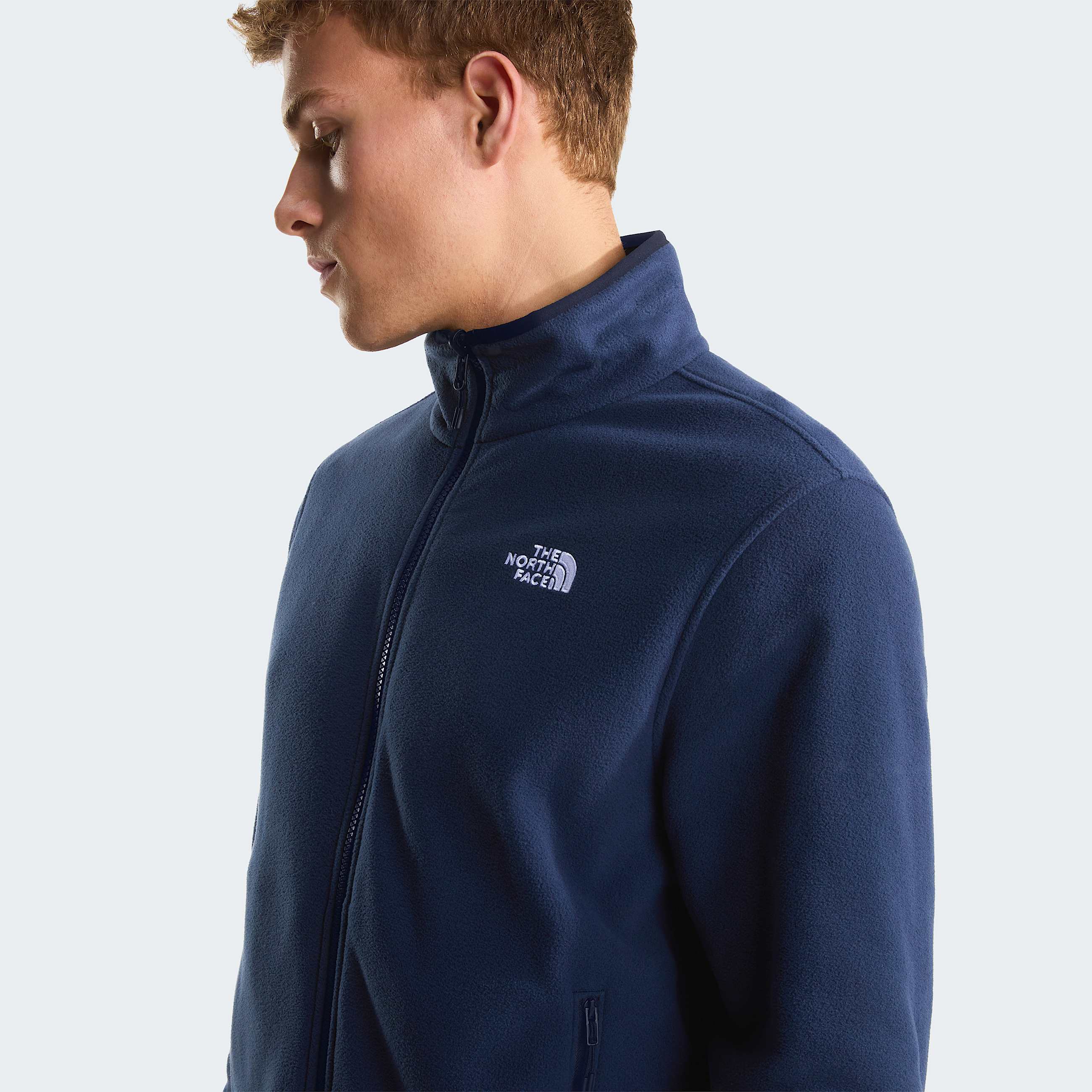 Pile Glacier con cerniera integrale da uomo TNF Summit Navy ALT5