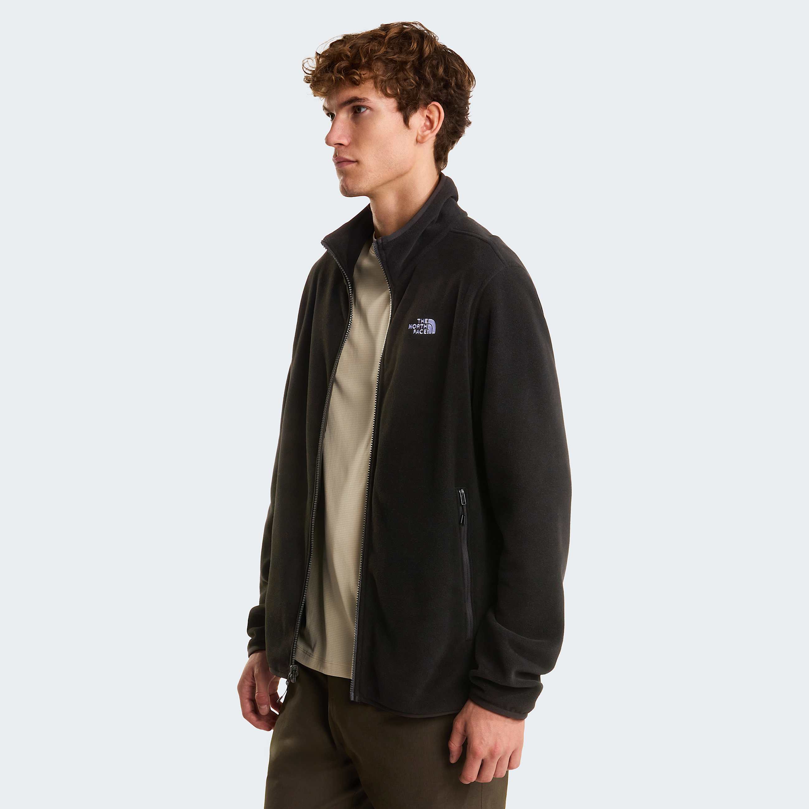 Glacierfleece voor heren TNF TNF Black ALT4